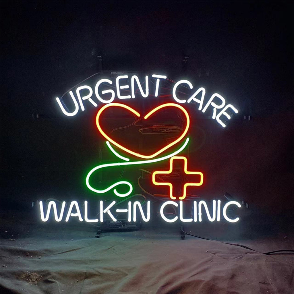 Urgent Care Walk in Clinic Neon Light Sign by Neon Signs Land - main product image for Resin Society