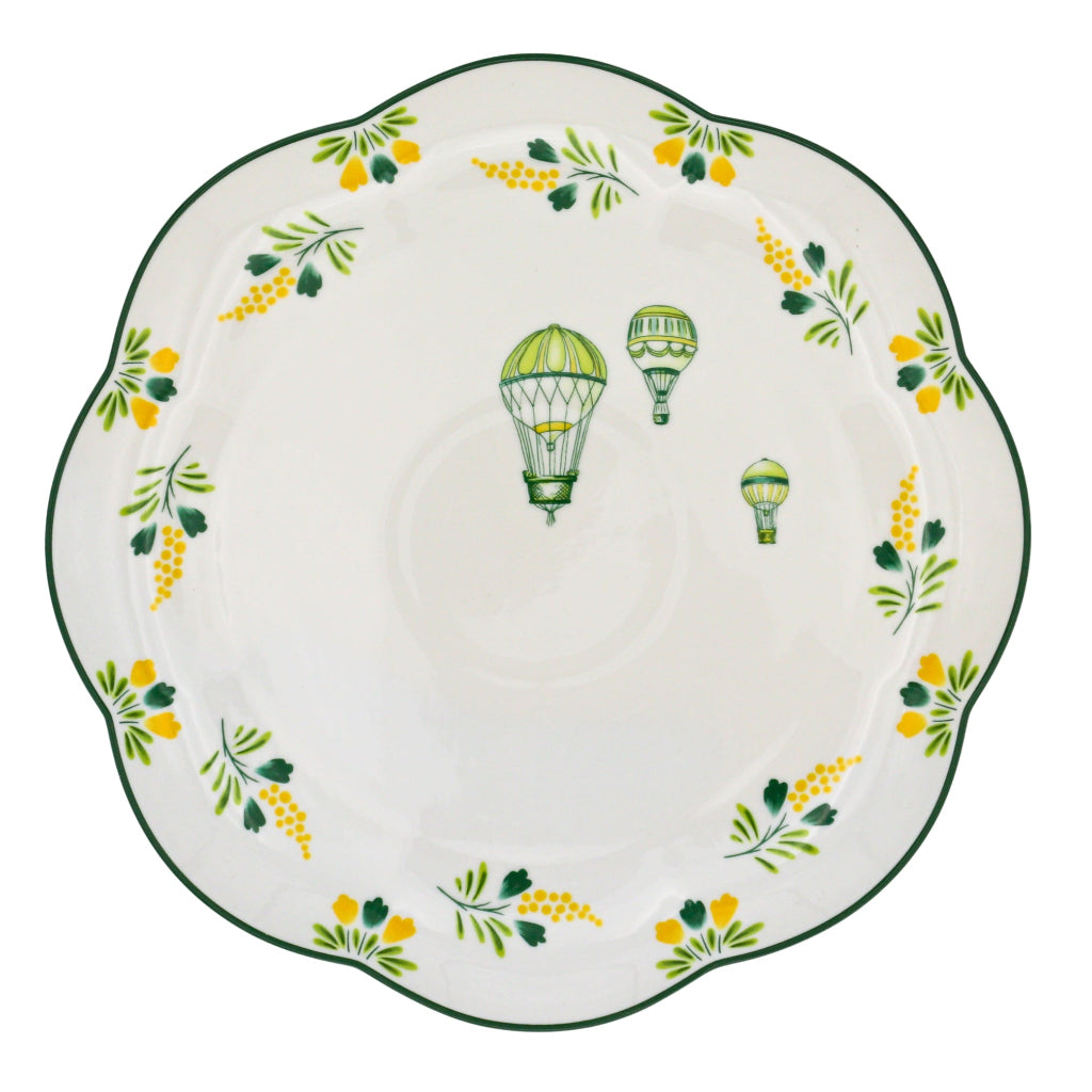 Valensole Lavender Scalloped Dinner Plate - Case of 12 Plates by Ro'Table - main product image for Resin Society