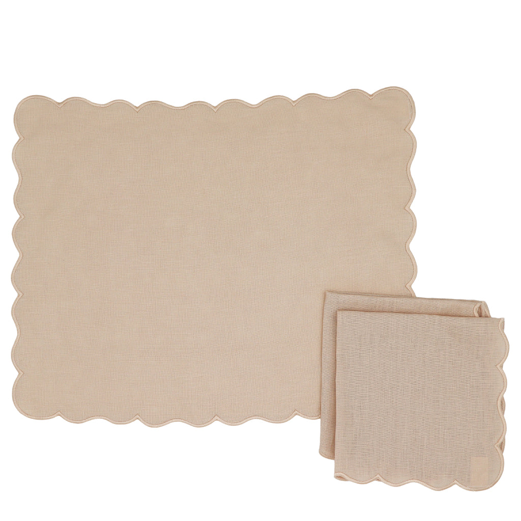 Vanilla Swirl Placemat - Set of 4 by Ro'Table - product image 2 for Resin Society