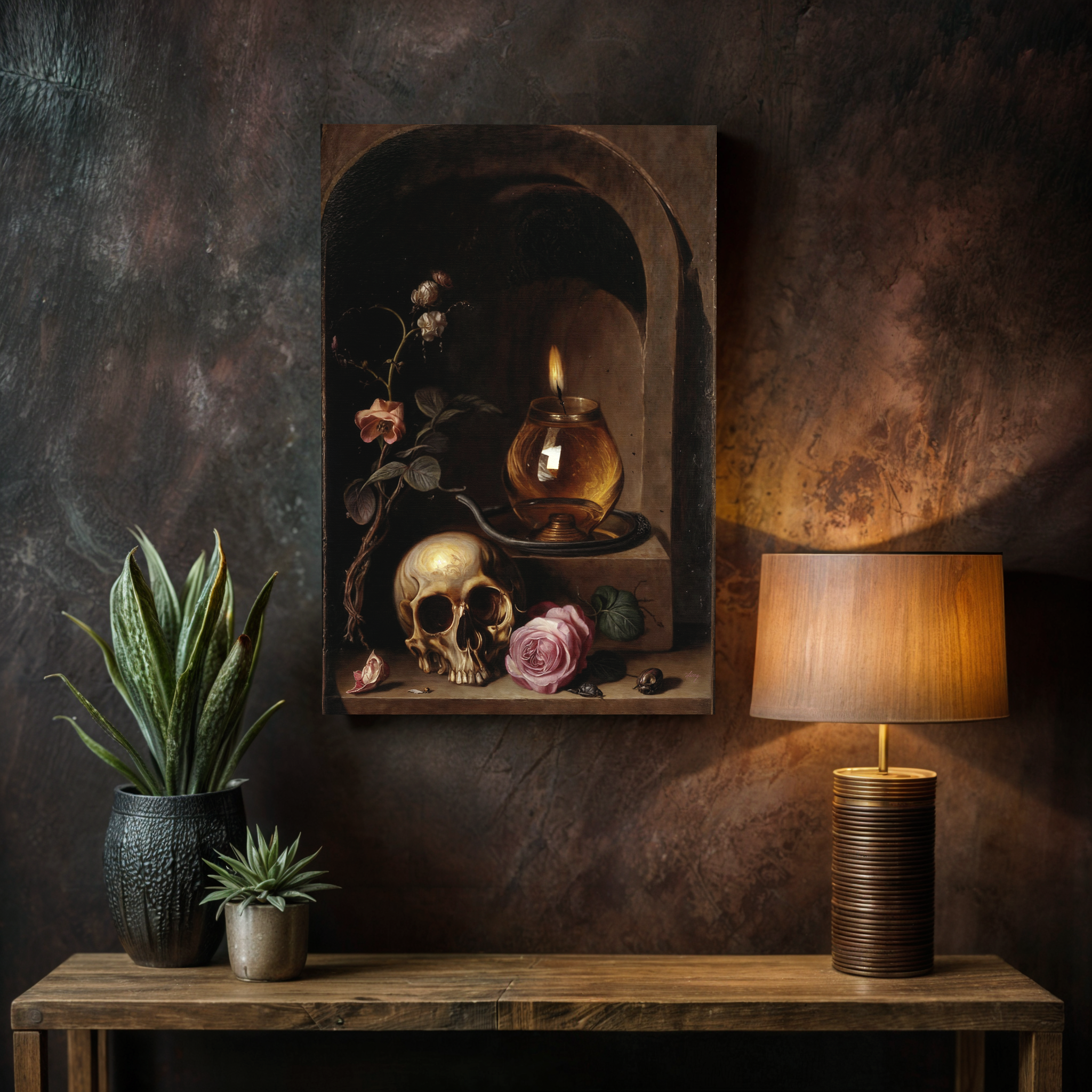Canvas Print: "Vanitas Vigil" by Tailored Canvases - product image 2 for Resin Society