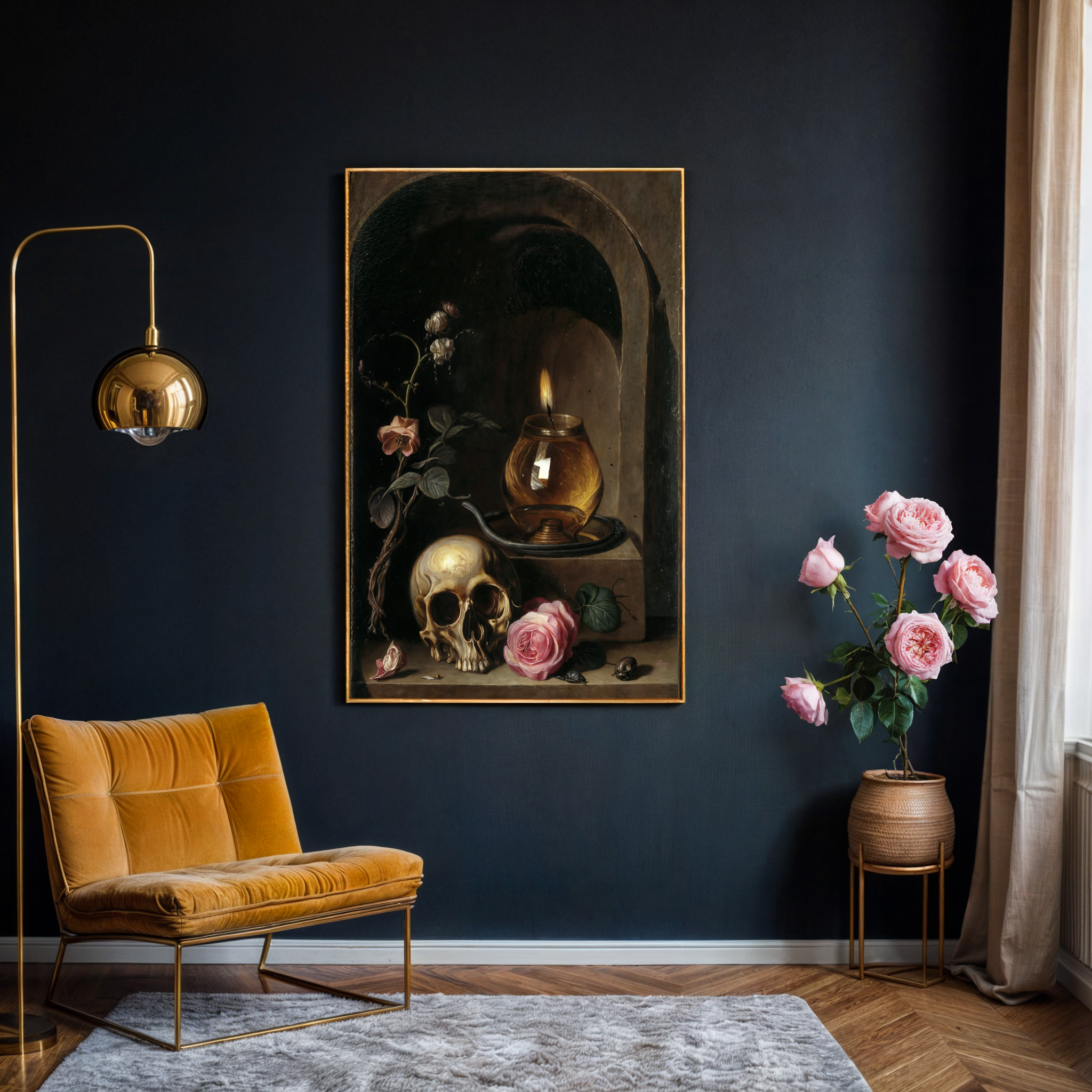 Canvas Print: "Vanitas Vigil" by Tailored Canvases - main product image for Resin Society