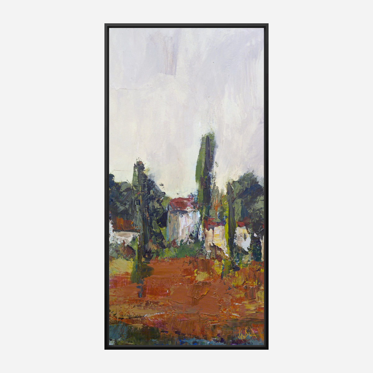 Village II Artist Enhanced Canvas Print by John Beard Collection - product image 5 for Resin Society