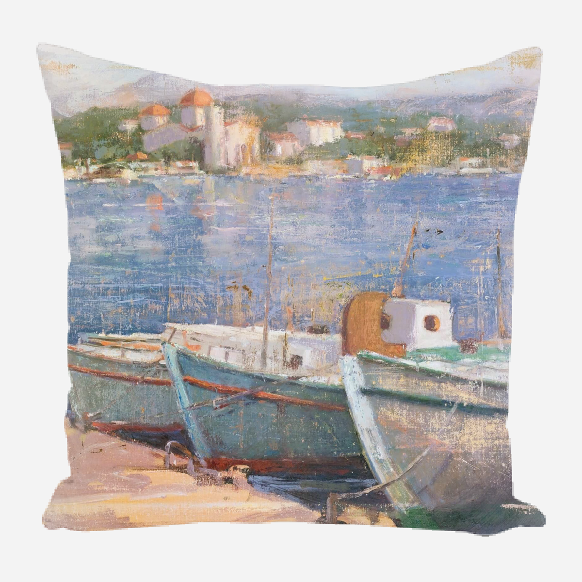 Vintage Boats Pillow by John Beard Collection - main product image for Resin Society