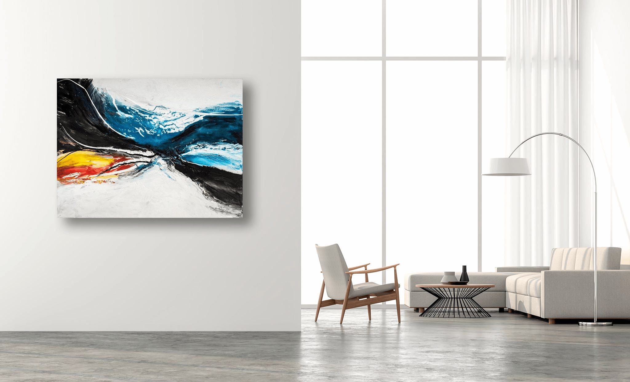 Vivere Artist Enhanced Canvas Print by John Beard Collection - product image 3 for Resin Society