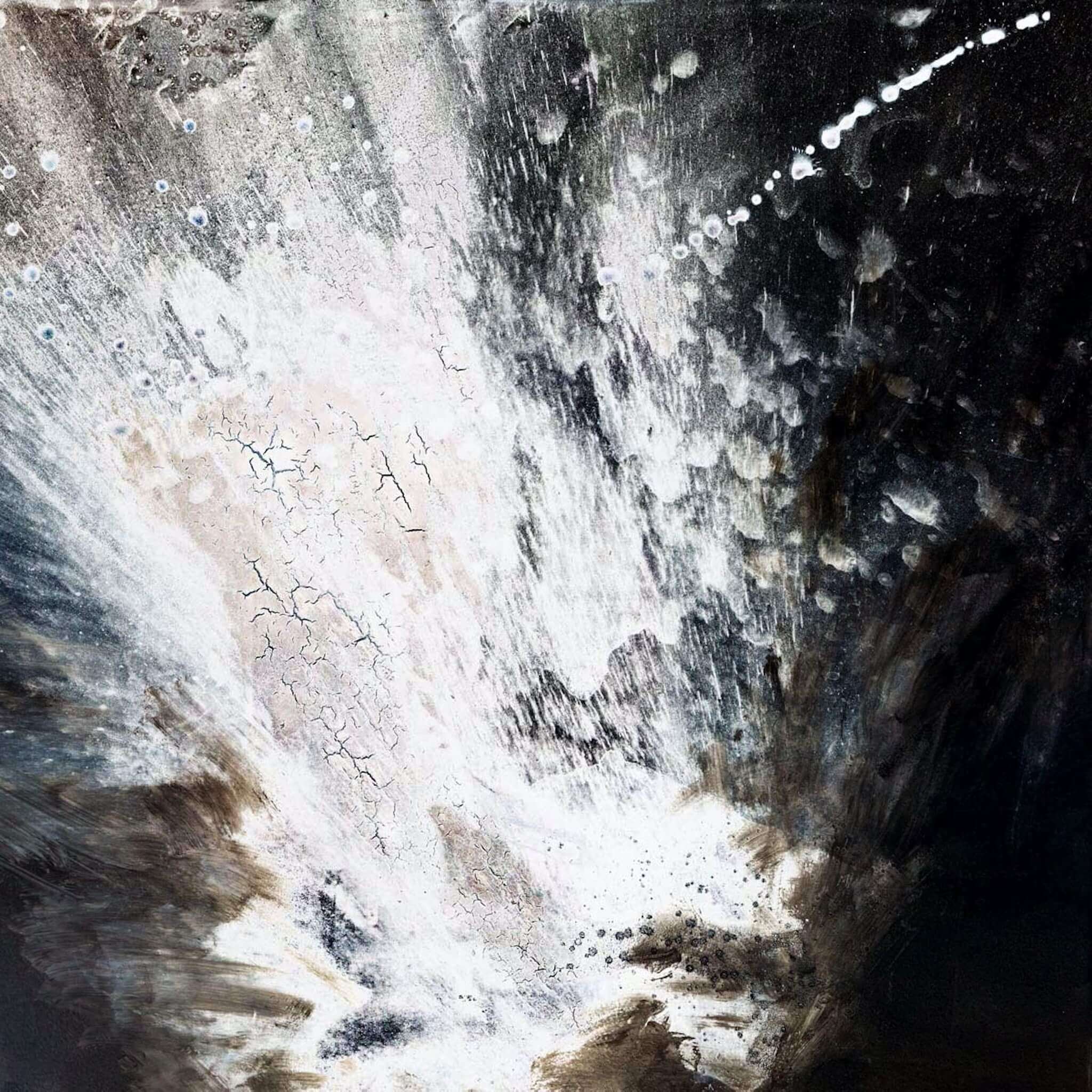 Volcano Artist Enhanced Canvas Print by John Beard Collection - main product image for Resin Society