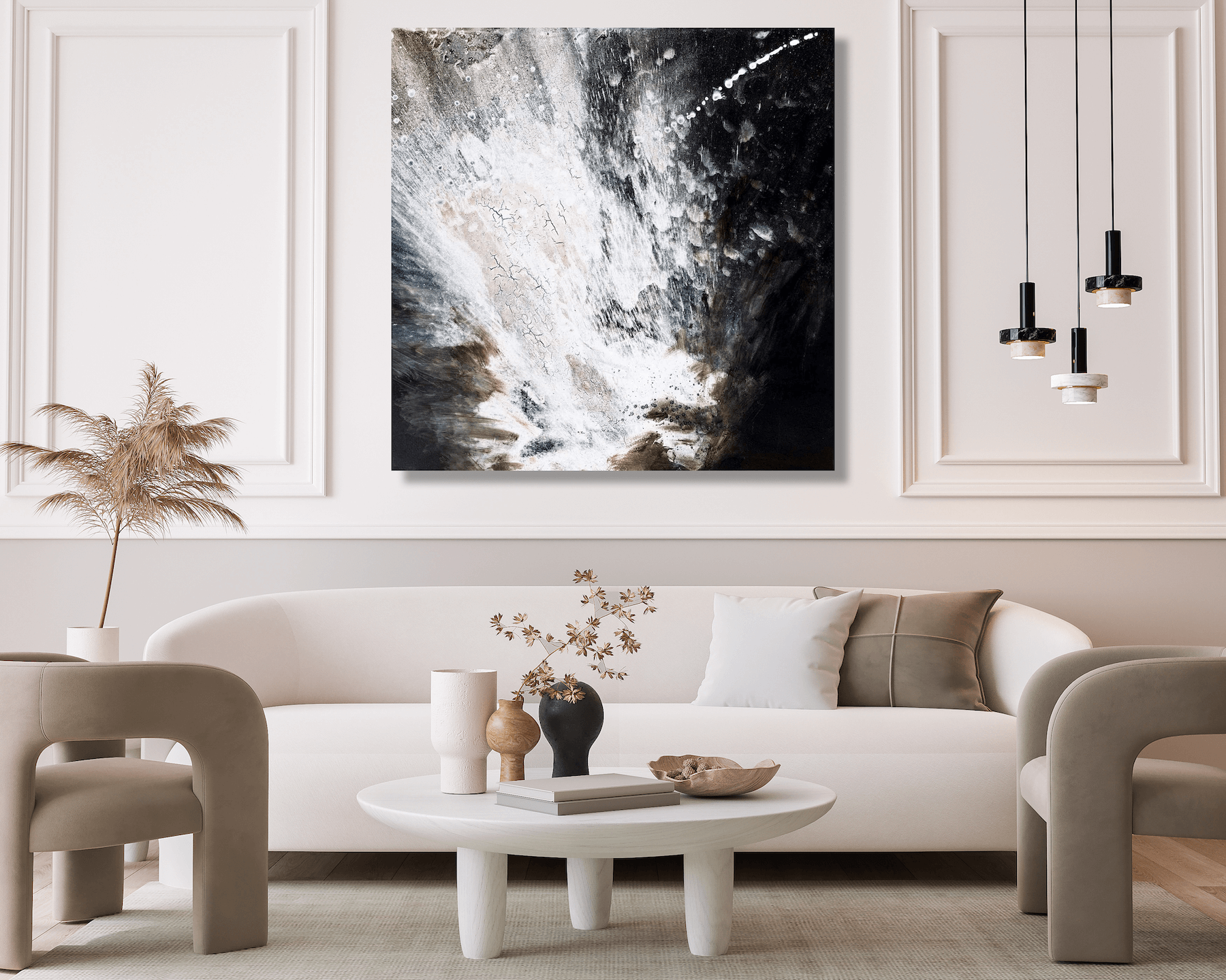 Volcano Artist Enhanced Canvas Print by John Beard Collection - product image 2 for Resin Society