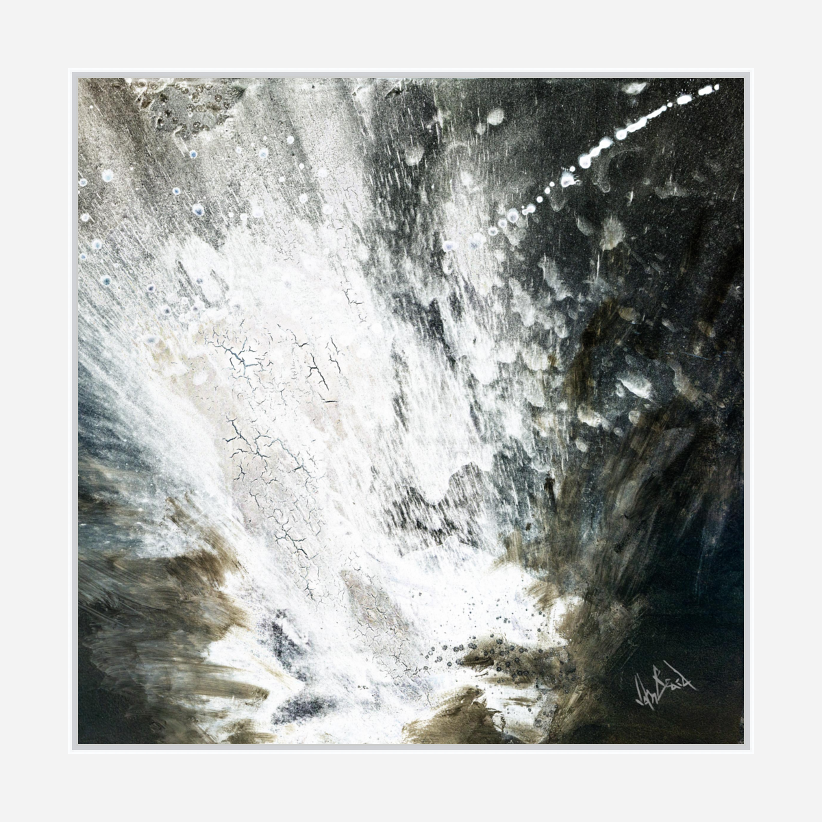 Volcano Artist Enhanced Canvas Print by John Beard Collection - product image 7 for Resin Society