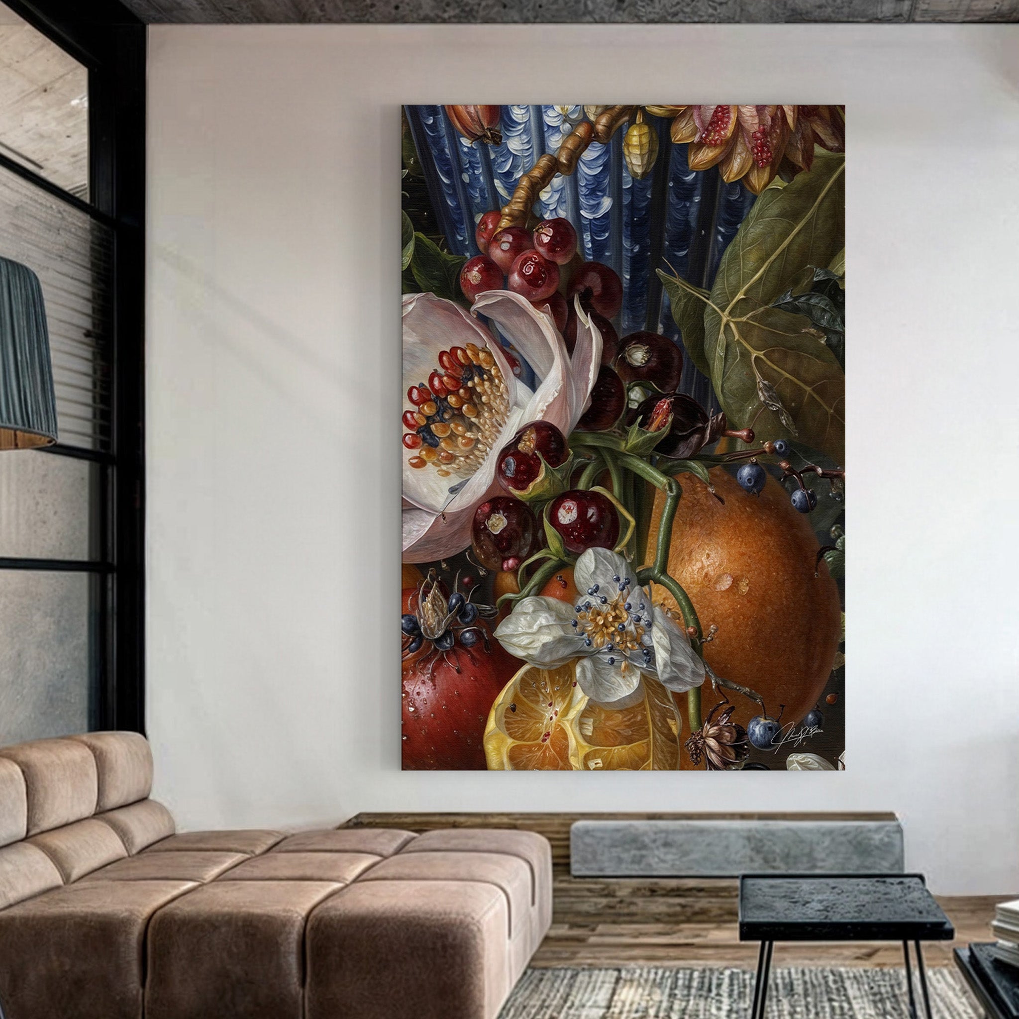 Canvas Print: "Baroque Bounty III" by Tailored Canvases - main product image for Resin Society