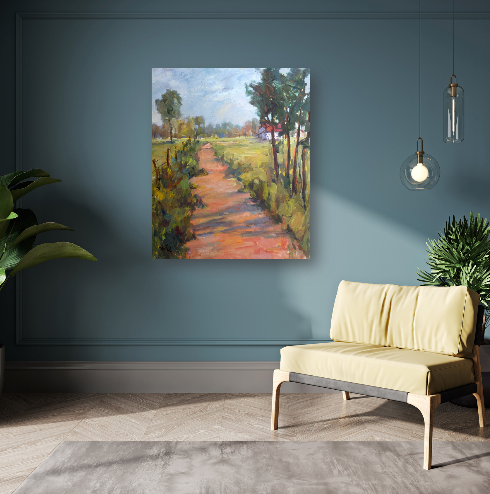 Walking in the Country I by John Beard Collection - product image 4 for Resin Society