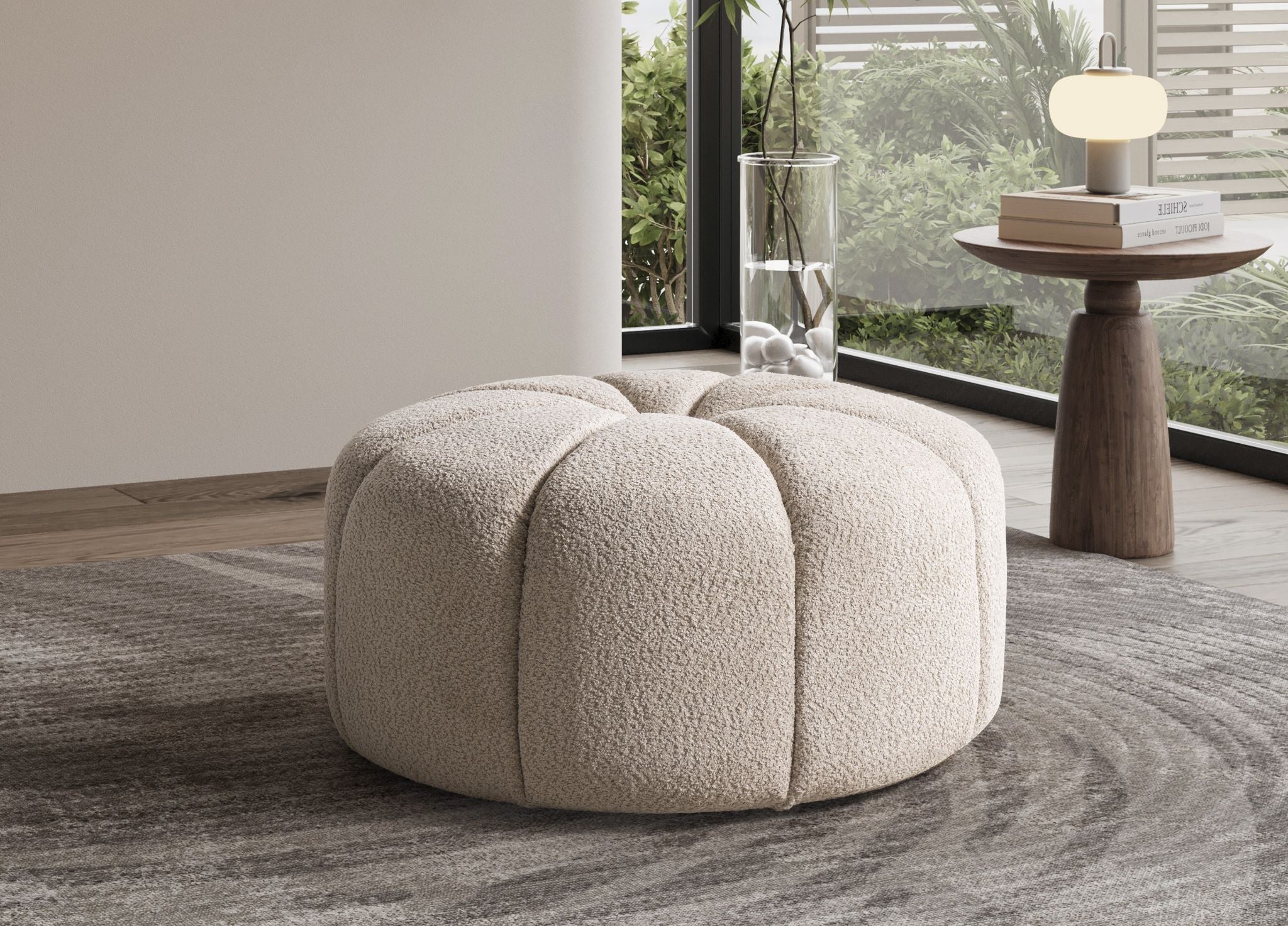 Lune Ottoman detail image - Resin Society