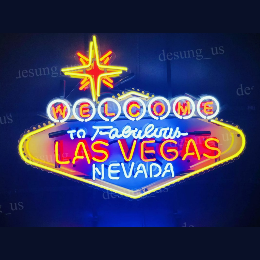 Welcome To Fabulous Las Vegas Nevada Neon Signs by Neon Signs Land - product image 2 for Resin Society