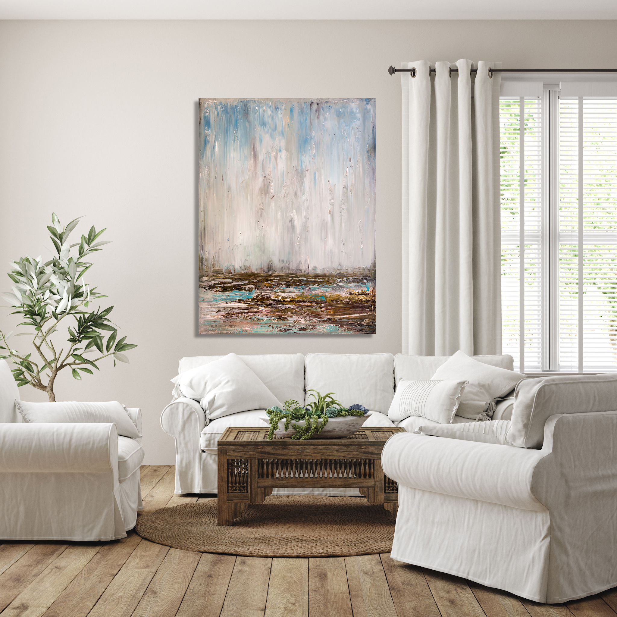 Wetlands Artist Enhanced Canvas Print by John Beard Collection - product image 2 for Resin Society