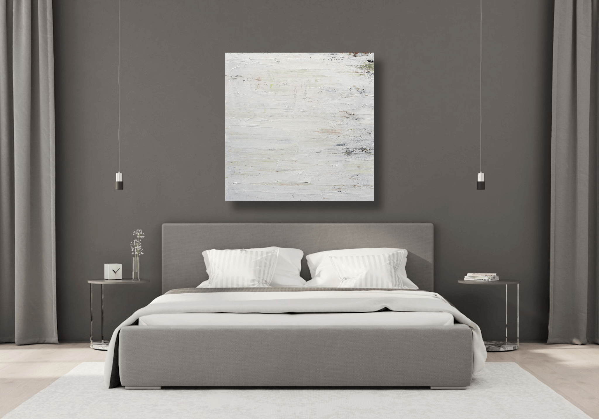 Whipped Cream II 40x40 Artist Enhanced Canvas Print