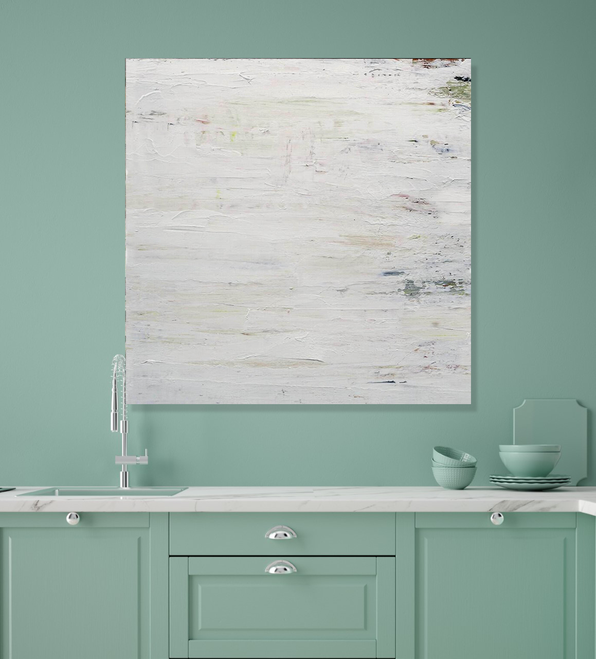 Whipped Cream II 48x48 Artist Enhanced Canvas Print