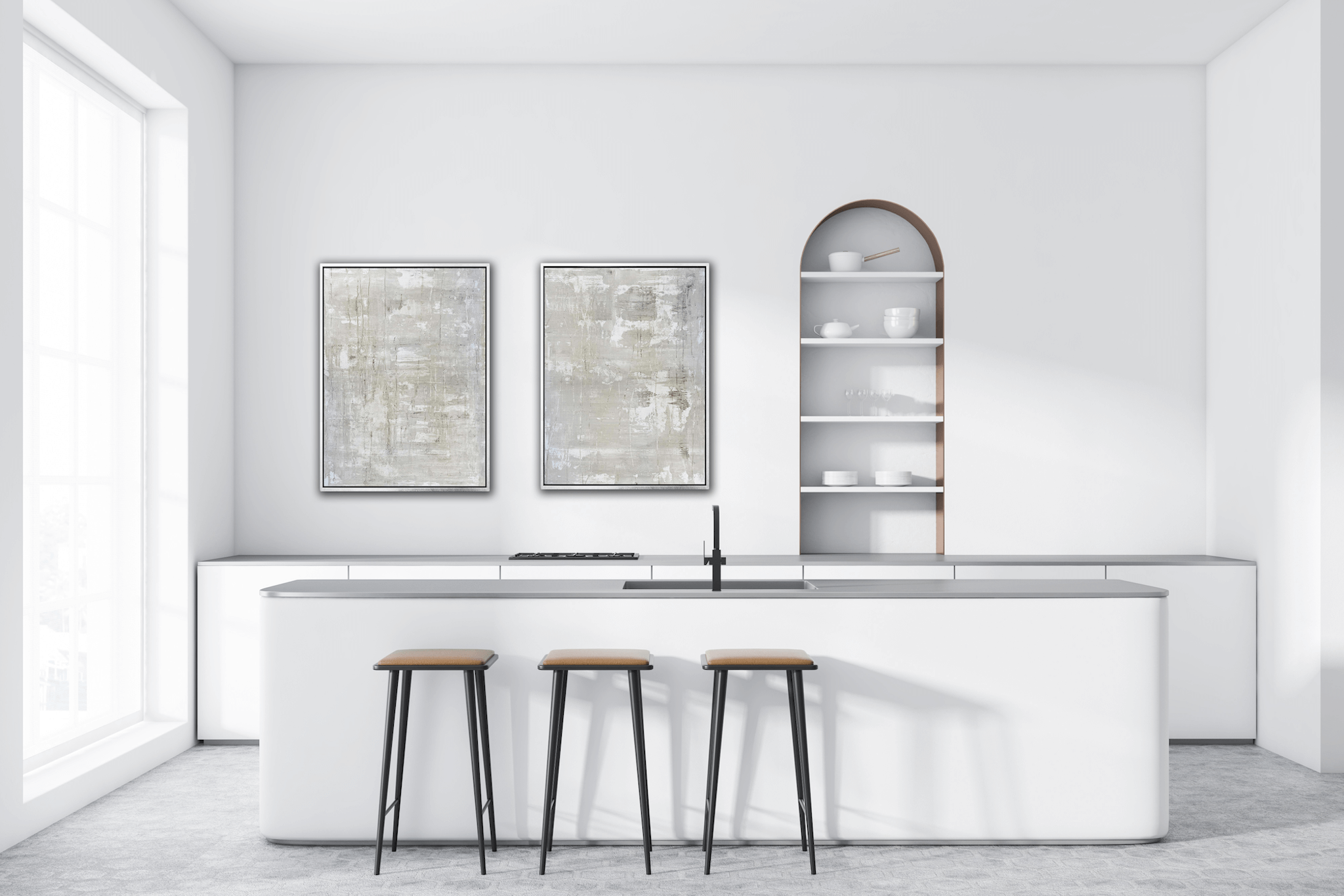 Gray on White Set by John Beard Collection - product image 3 for Resin Society