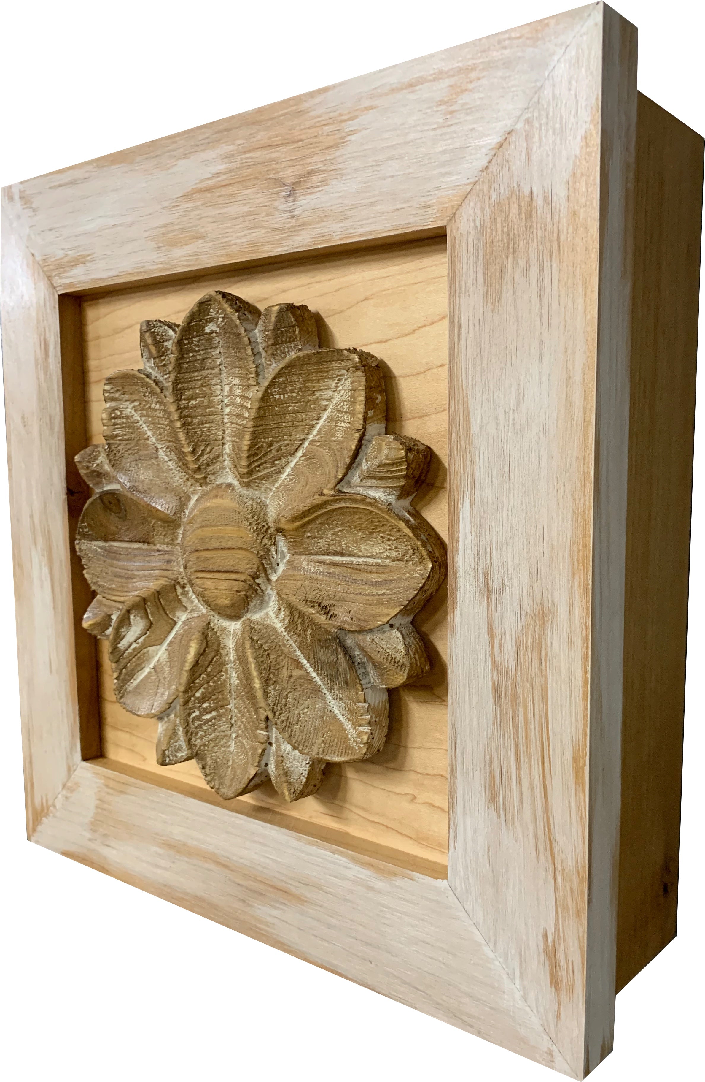 Wild Flower Hidden Gun Storage Wall Decor by Bellewood Designs - product image 13 for Resin Society