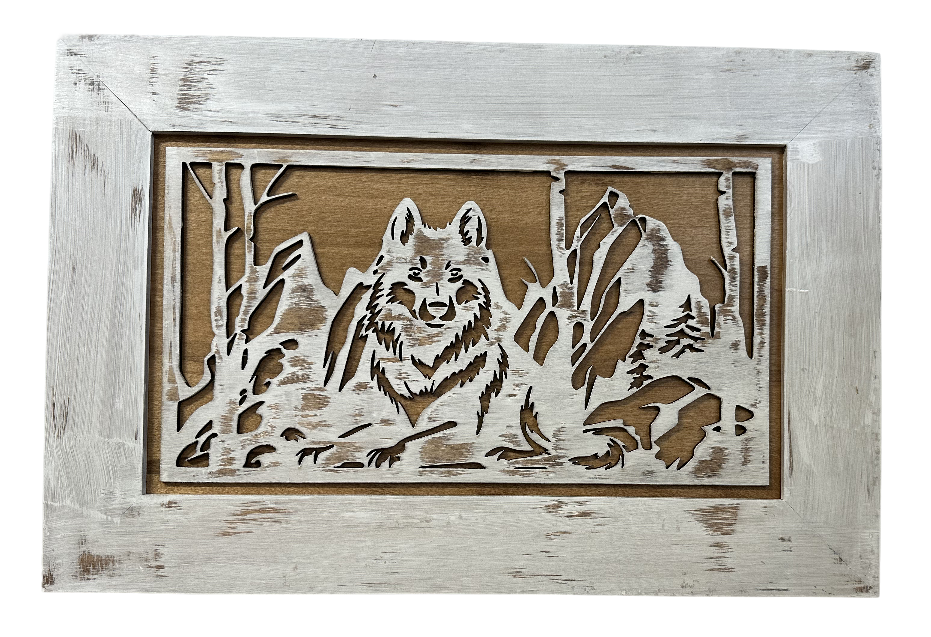 White Wolf Gun Concealment Furniture by Bellewood Designs - product image 10 for Resin Society