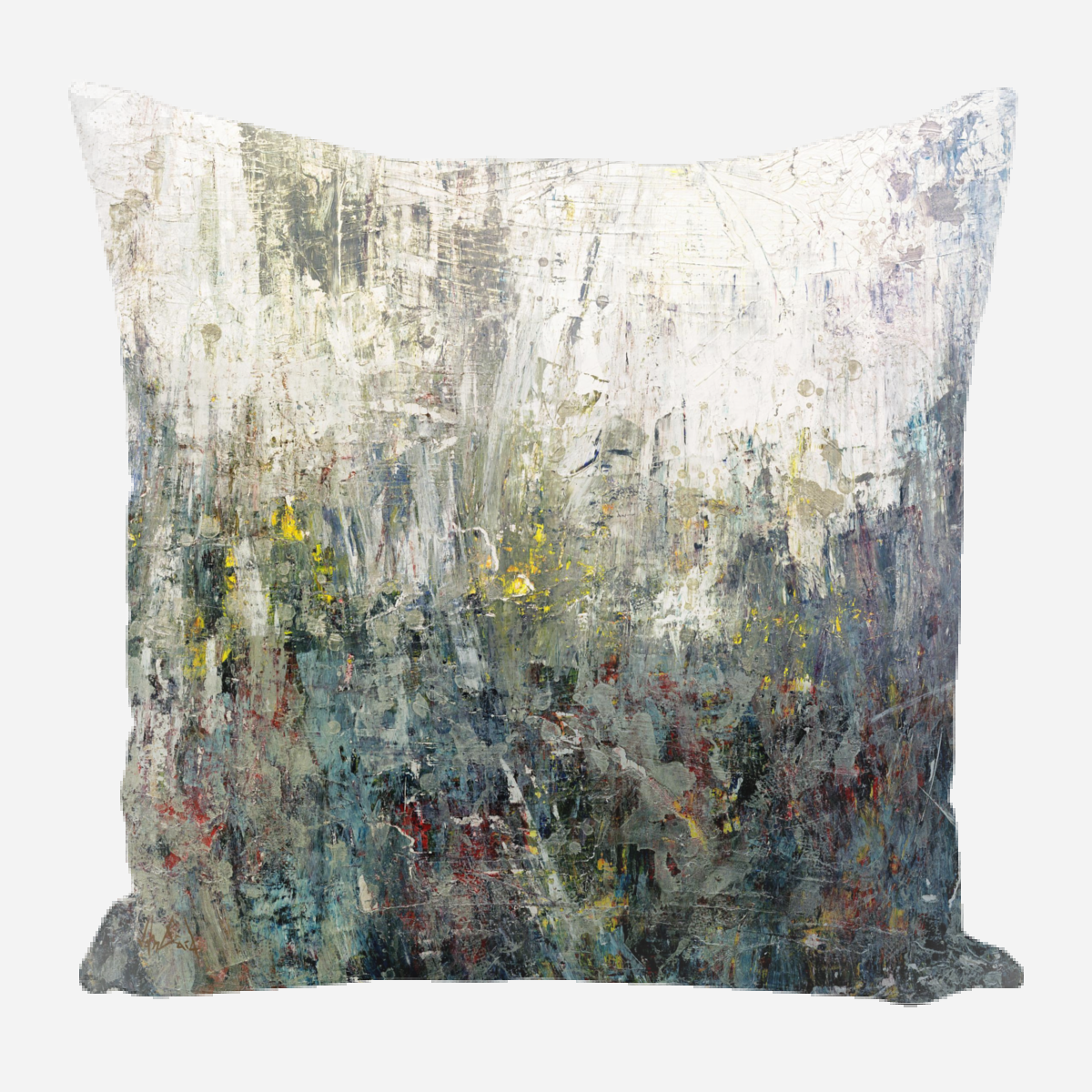 Wildflowers Abstract Pillow by John Beard Collection - main product image for Resin Society