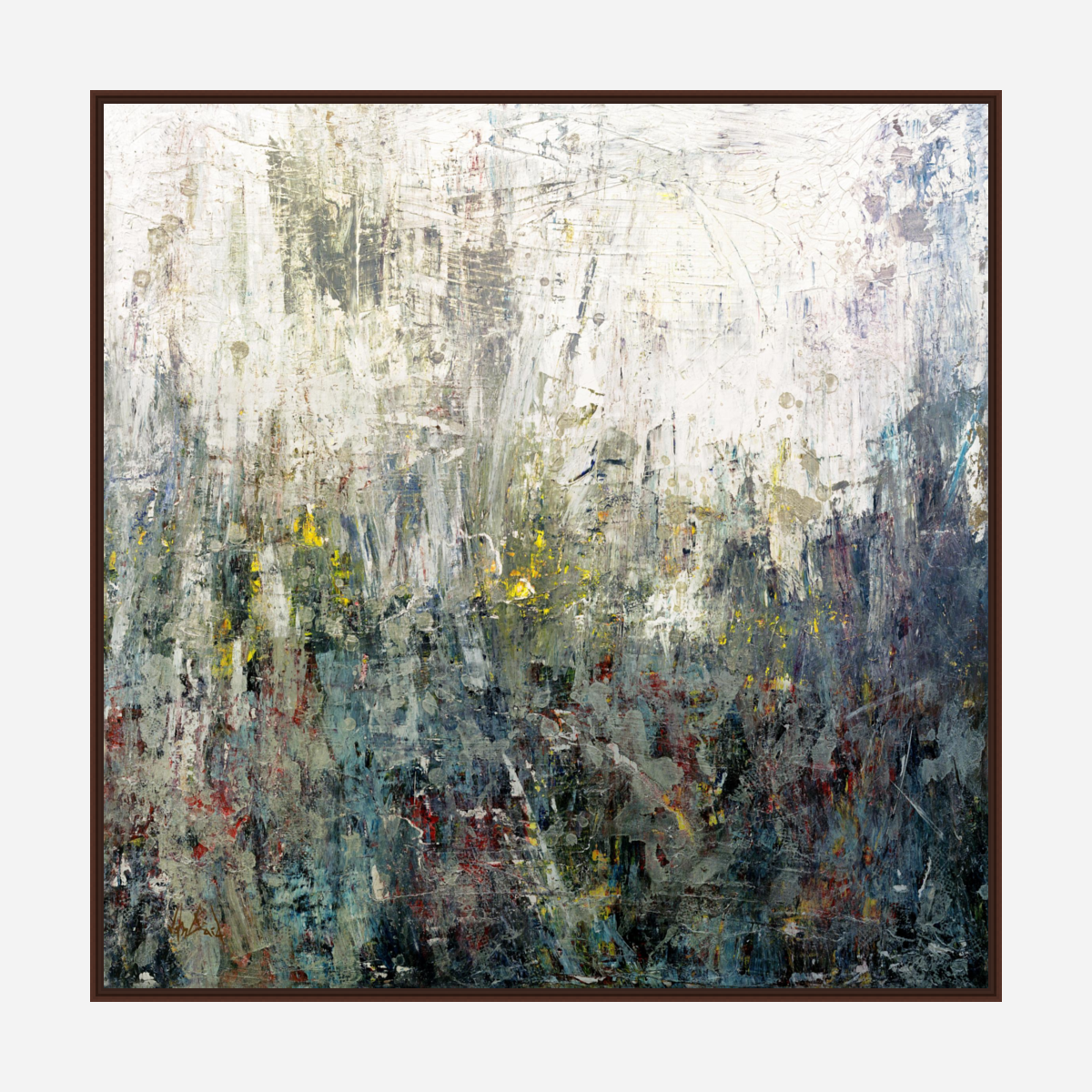 Wildflowers Abstract Artist Enhanced Canvas Print by John Beard Collection - product image 6 for Resin Society