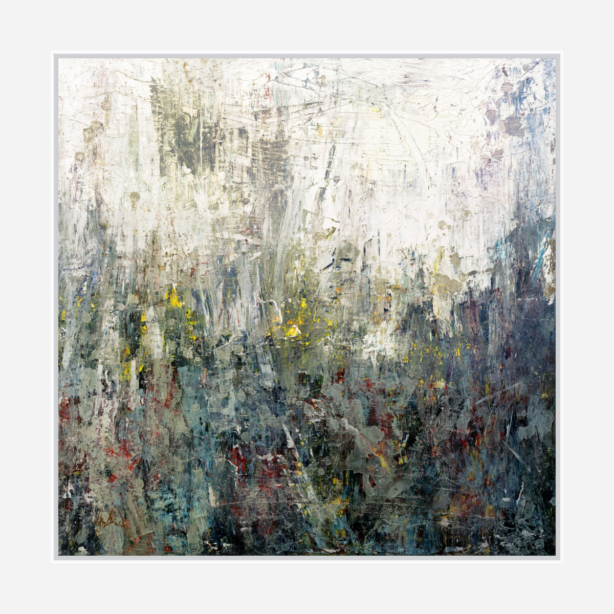 Wildflowers Abstract Artist Enhanced Canvas Print by John Beard Collection - product image 7 for Resin Society