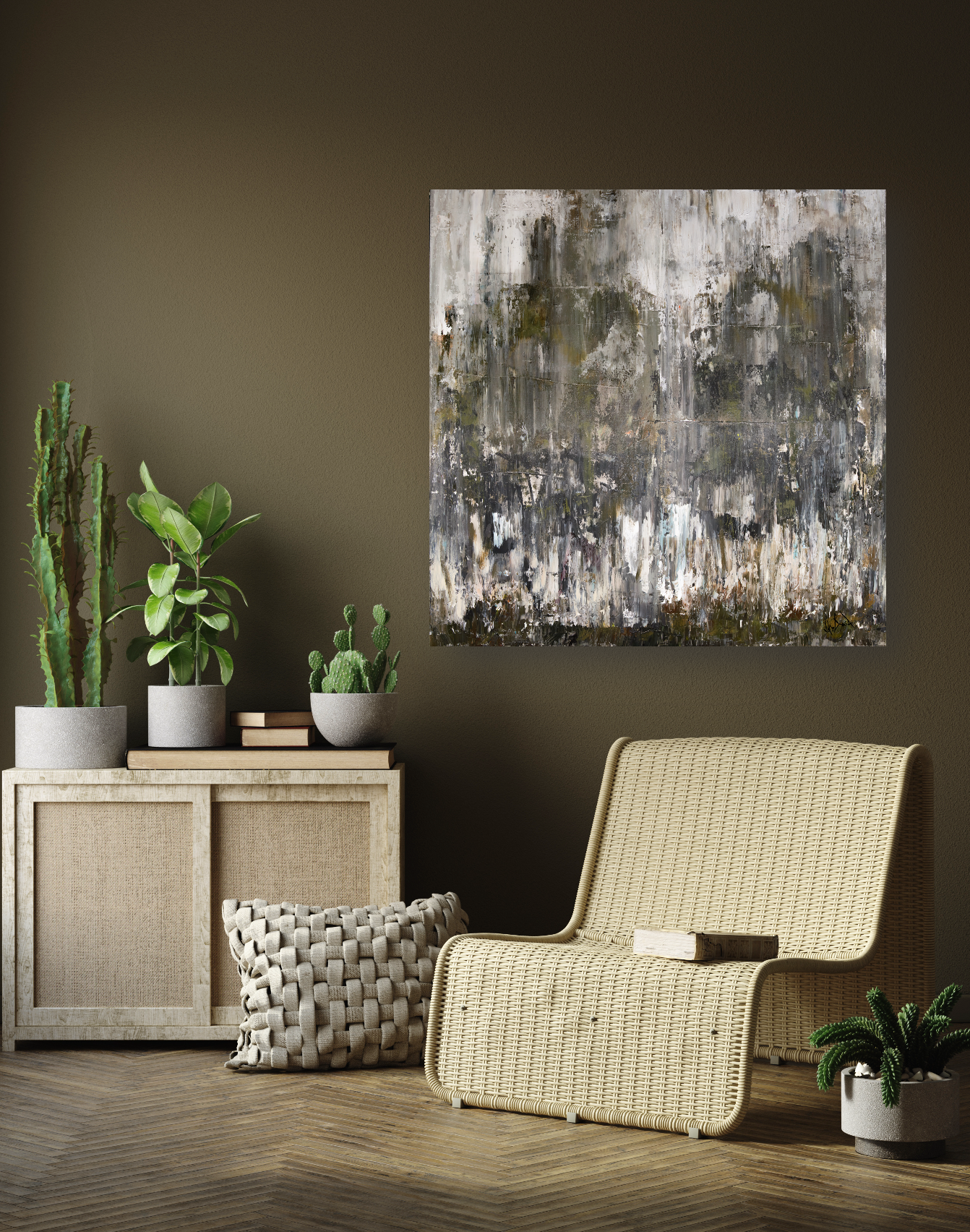 Willow Artist Canvas Enhanced Print by John Beard Collection - product image 3 for Resin Society