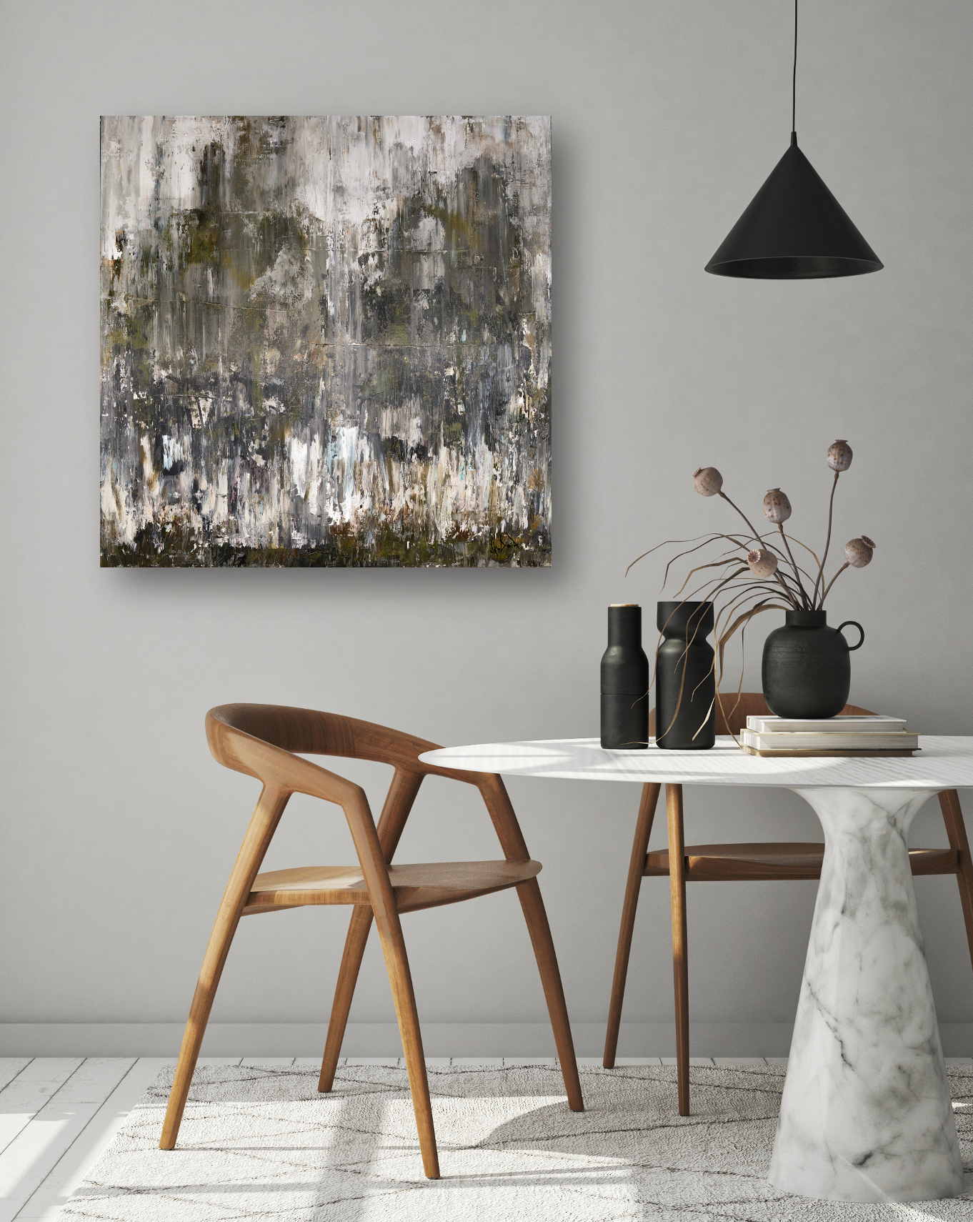 Willow Artist Canvas Enhanced Print by John Beard Collection - product image 4 for Resin Society
