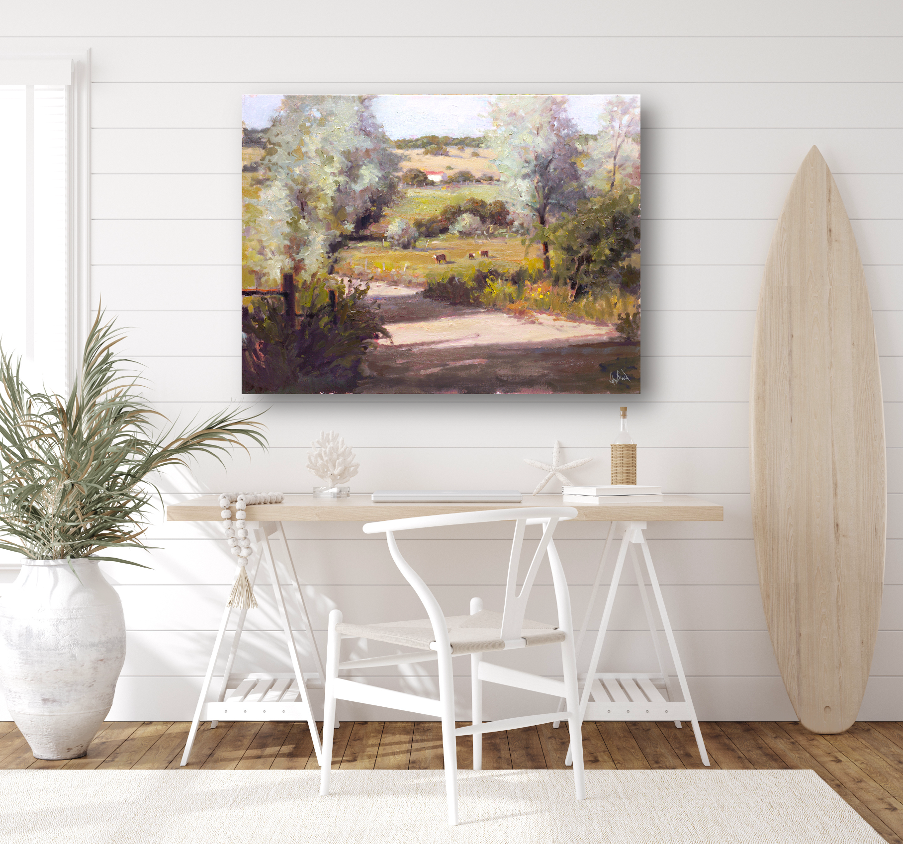 Willows Artist Enhanced Canvas Print by John Beard Collection - product image 3 for Resin Society
