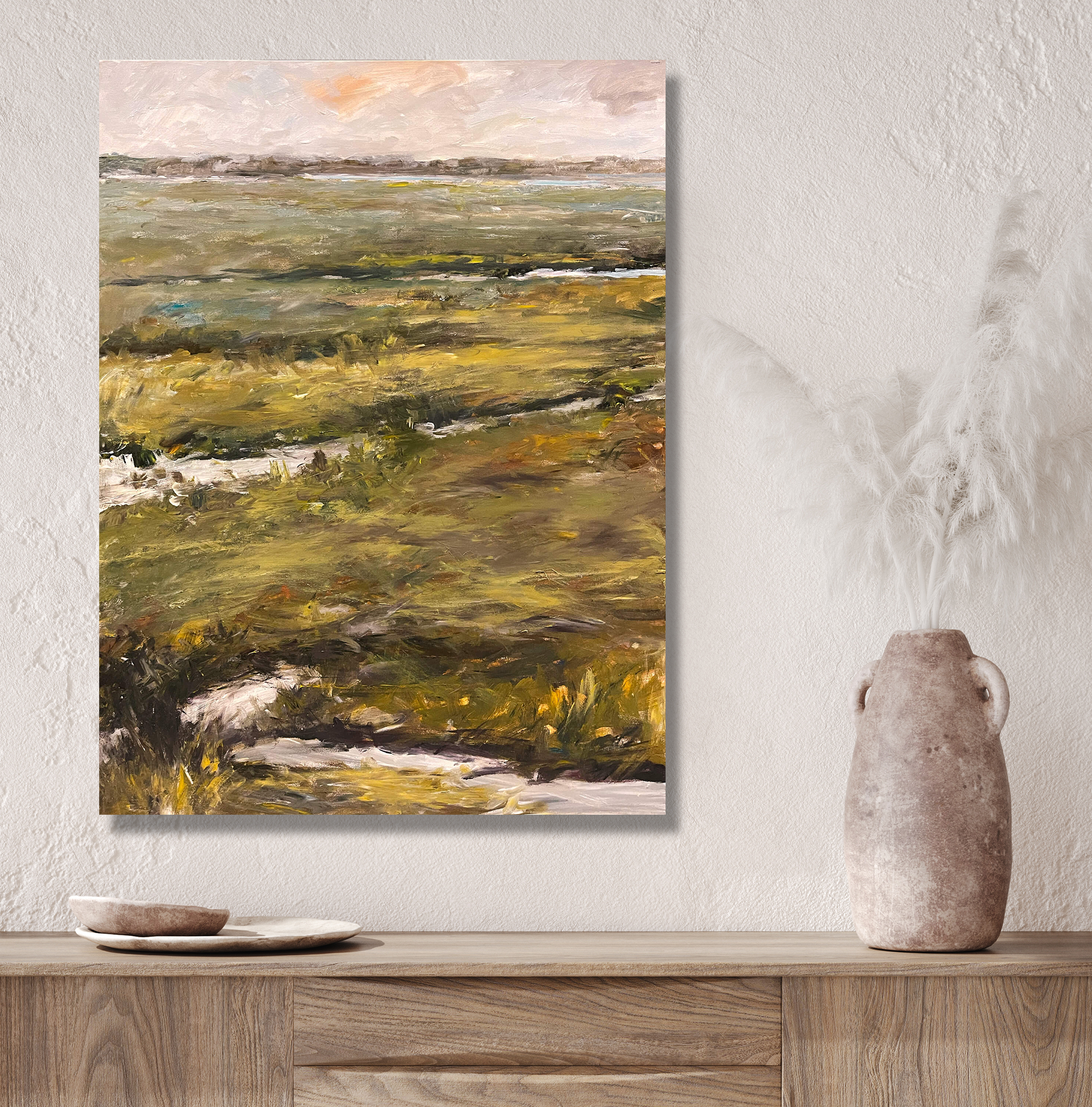 Winding Water Artist Enhanced Canvas Print by John Beard Collection - product image 4 for Resin Society