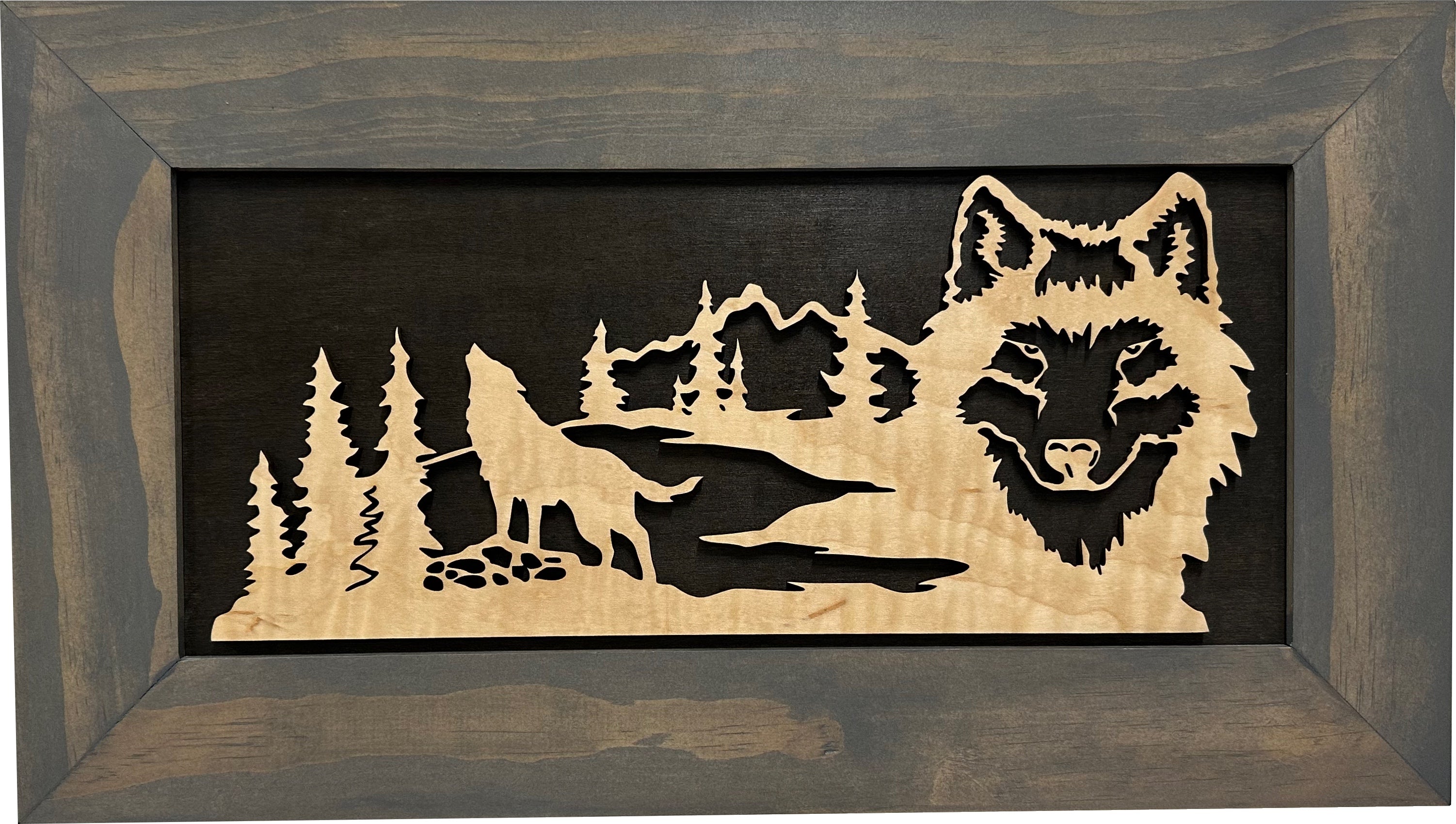 Midnight Wolf Hidden Gun Safe Concealed Furniture by Bellewood Designs - product image 10 for Resin Society