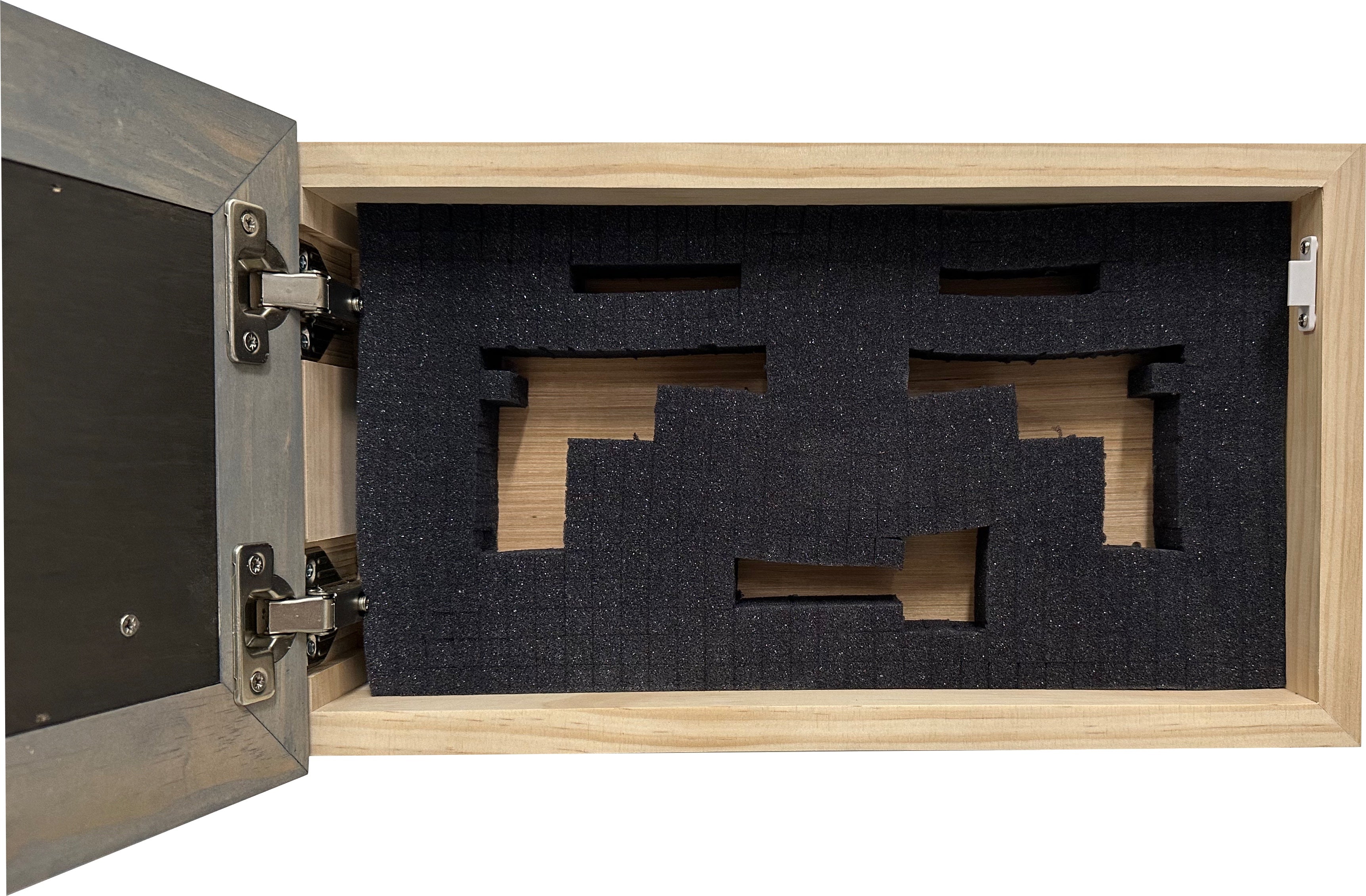 Midnight Wolf Hidden Gun Safe Concealed Furniture by Bellewood Designs - product image 13 for Resin Society