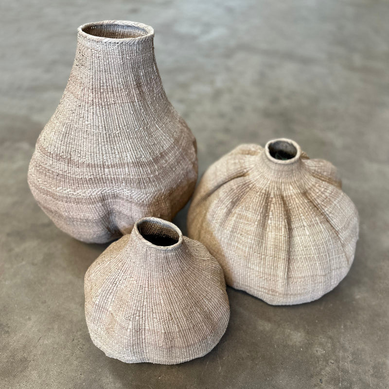 Garlic Tonga Sculptural Basket - XL by Mbare Ltd - product image 3 for Resin Society