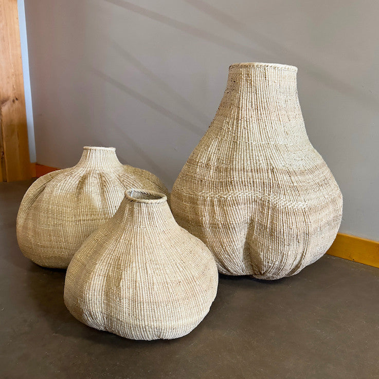 Garlic Tonga Sculptural Basket - XXL by Mbare Ltd - product image 3 for Resin Society