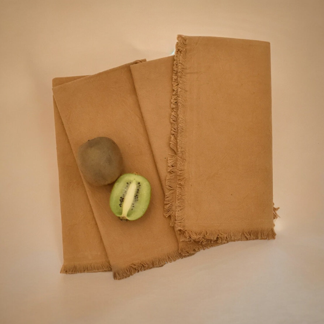 Zapote Cotton Napkins (Set of 4) by CECILIADENADIE studio from MESO