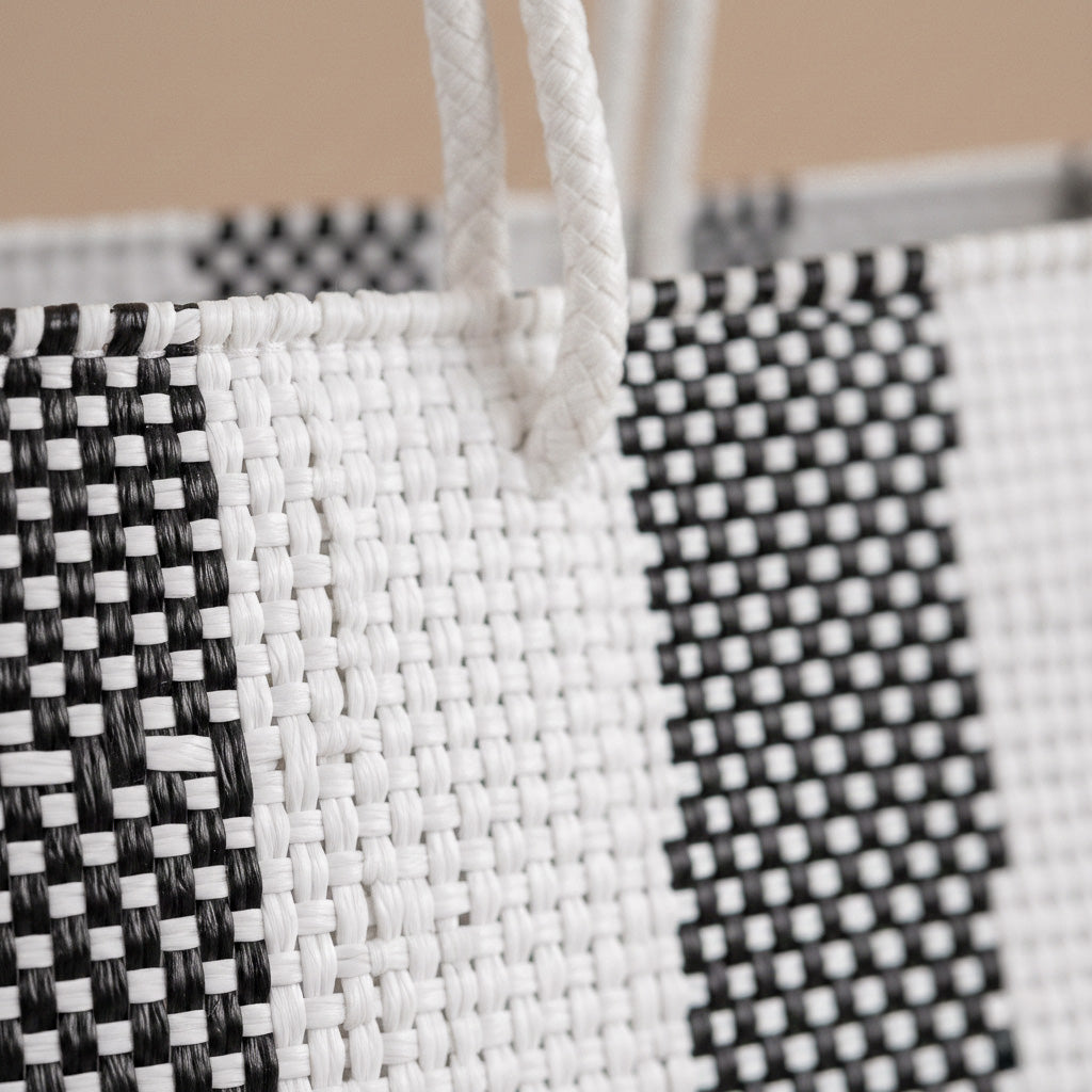 Zebra Woven Super Tote by Tin Marin Brand - product image 3 for Resin Society