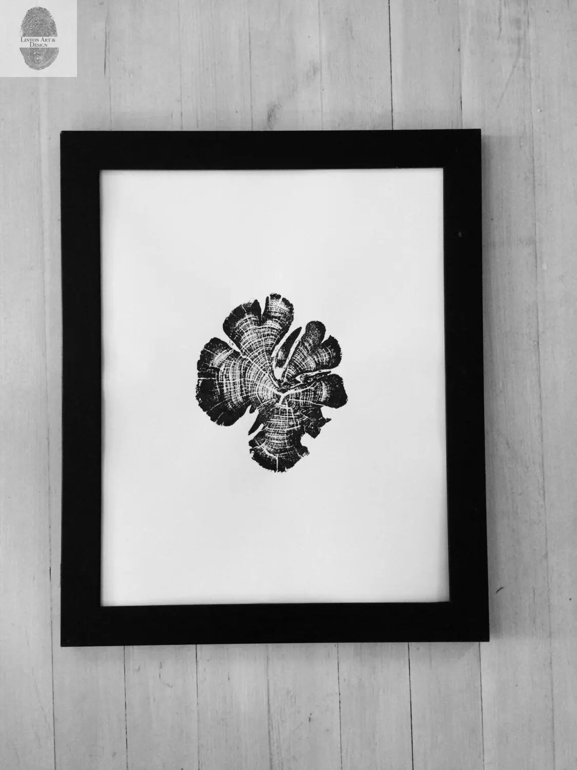 Zion National Park Cedar 18x24 print showing woodcut detail on textured paper