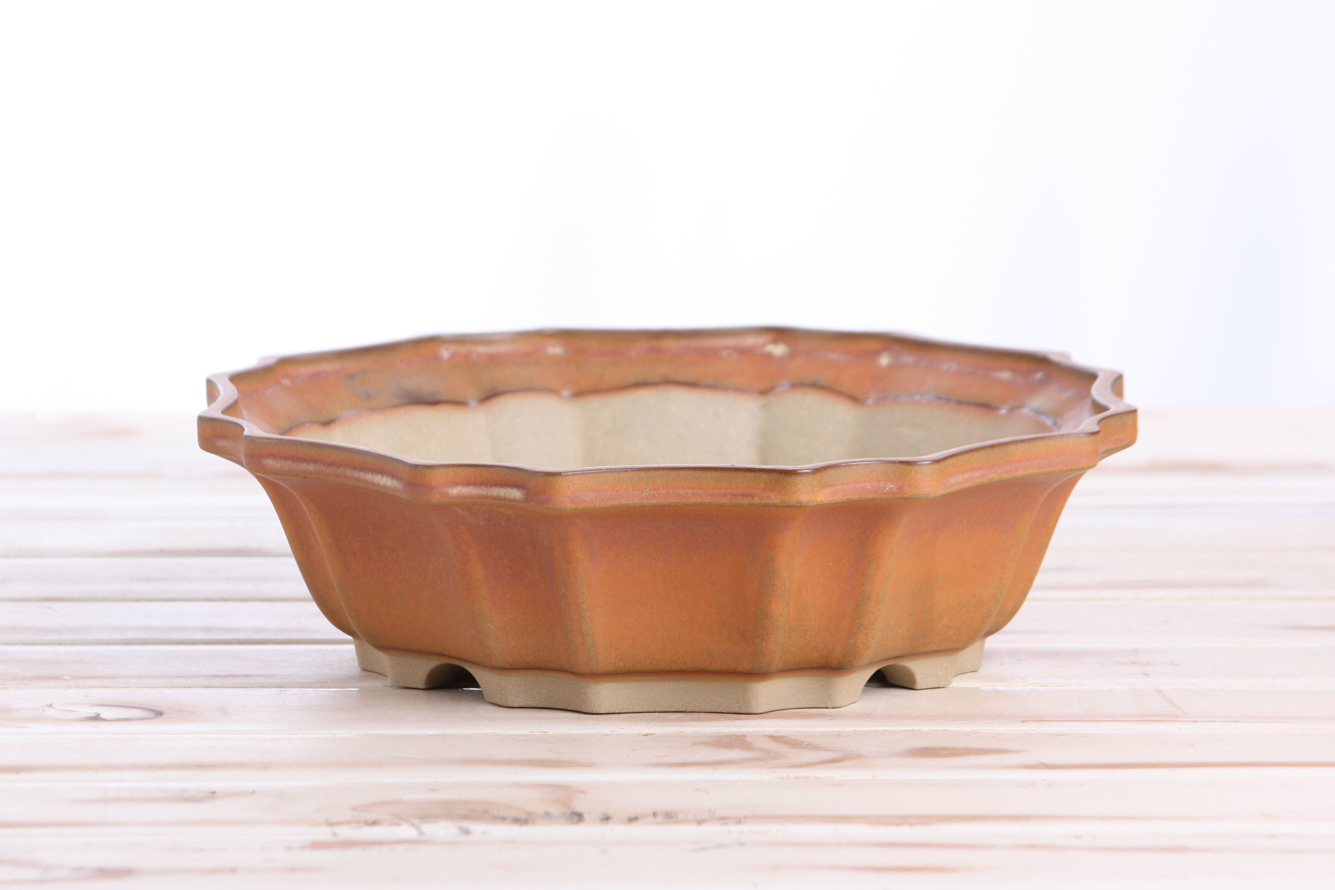 Willow Bonsai Ceramics Flower Design Bonsai Pot 10 Inch – Deep Stone