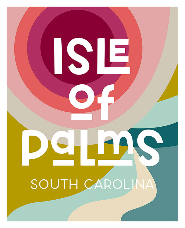 Giclée art print of coastal Isle Of Palms, South Carolina by Alicia Bock