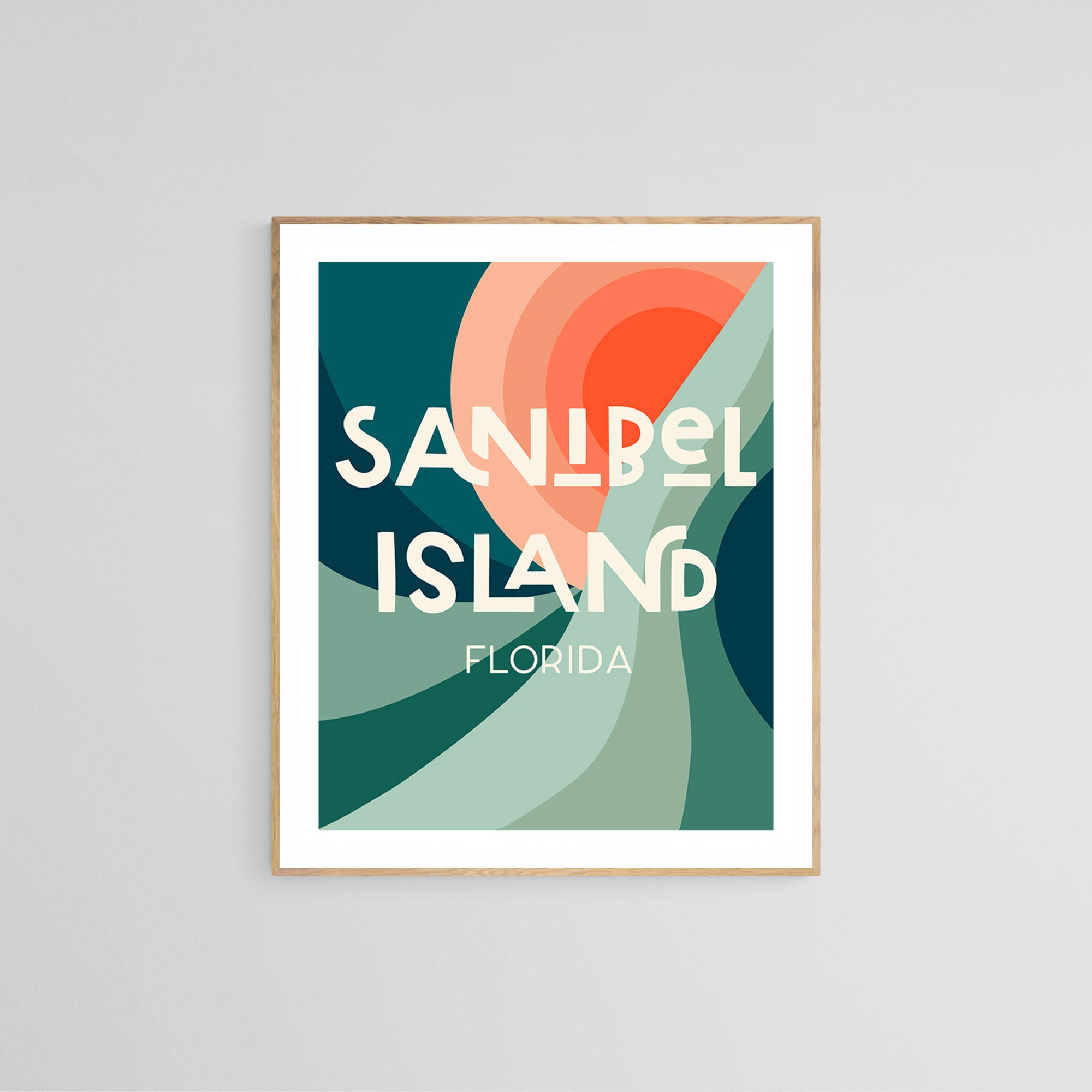 Destination: Sanibel Island - Modern Art Print