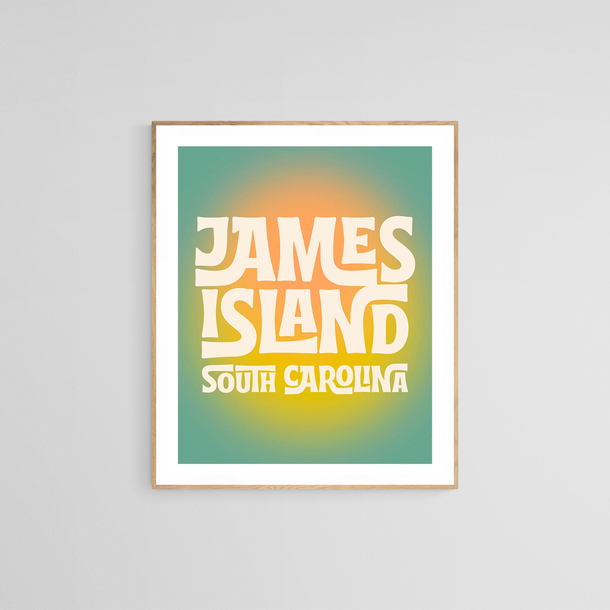 Destination: James Island - Modern Art Print