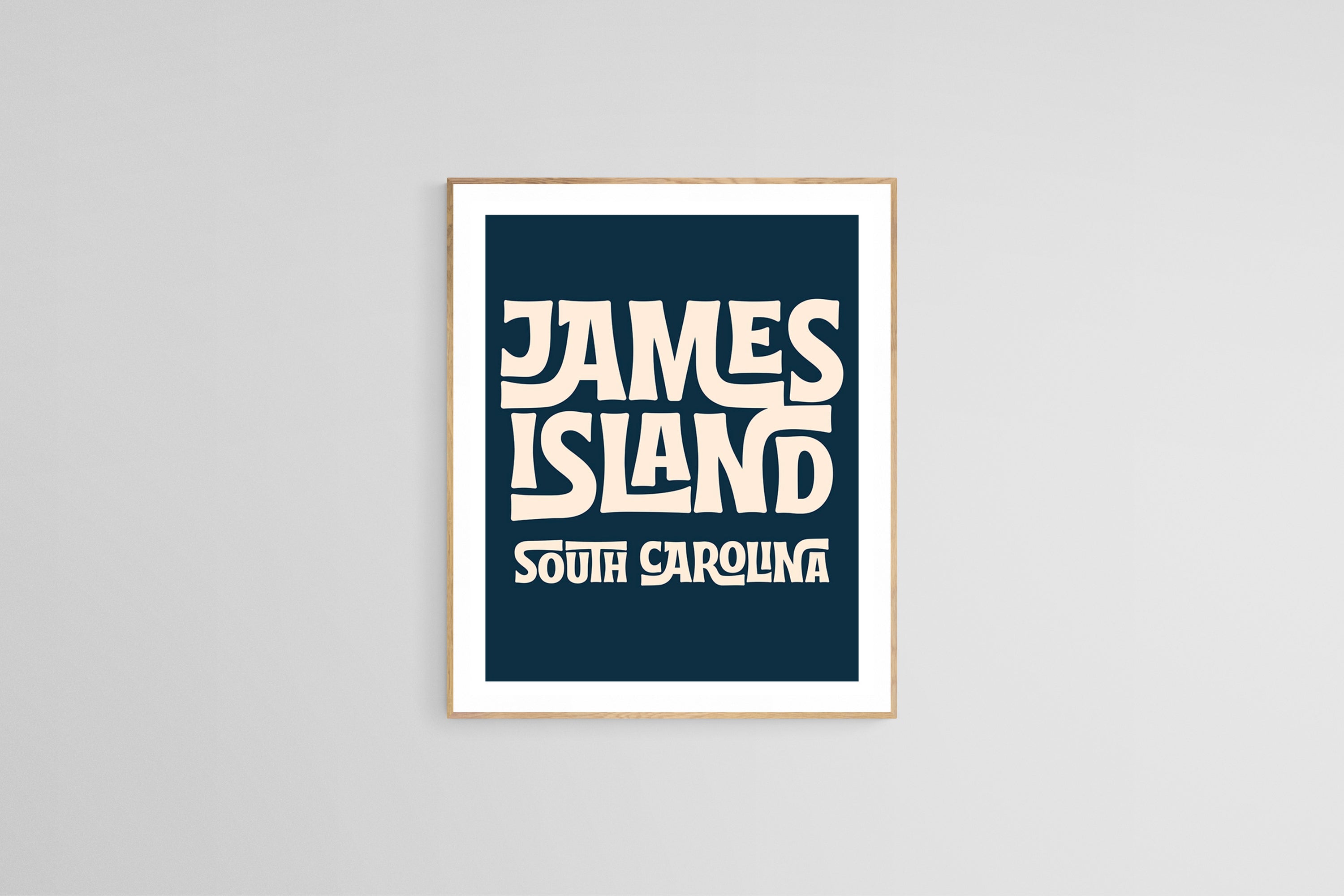 Destination: James Island - Modern Art Print