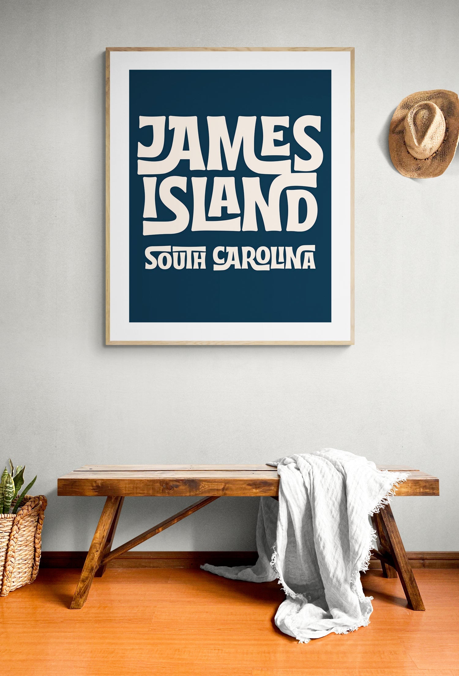 Destination: James Island - Modern Art Print