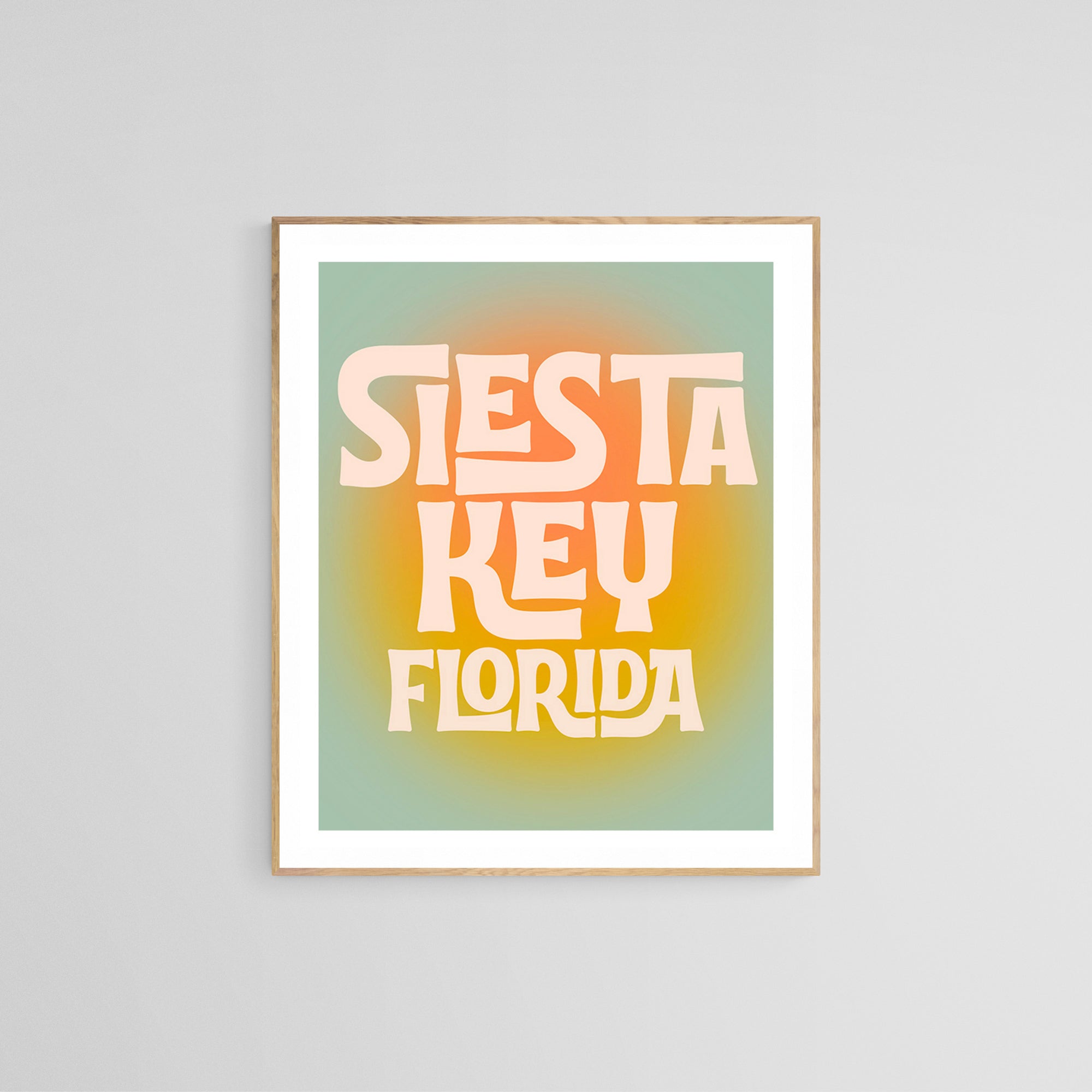 Destination: Siesta Key, Florida - Modern Art Print
