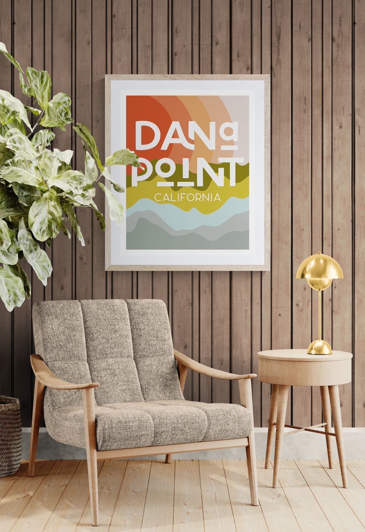 Destination: Dana Point, California - Modern Art Print