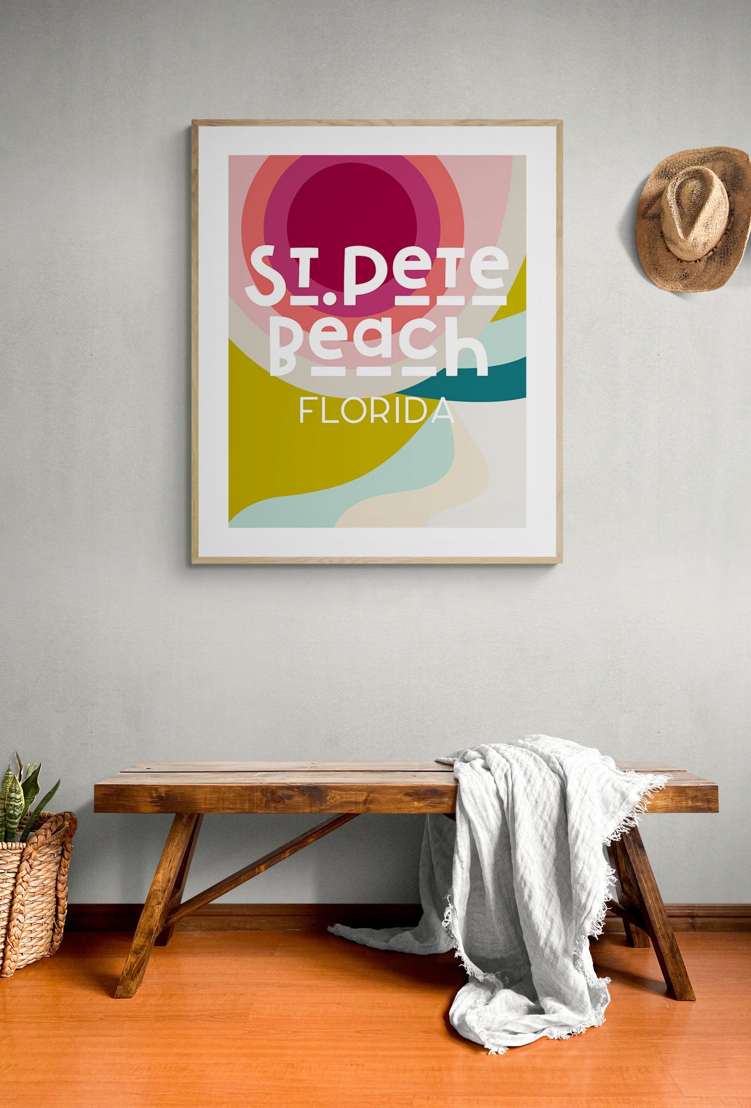Destination: St. Pete Beach - Modern Art Print