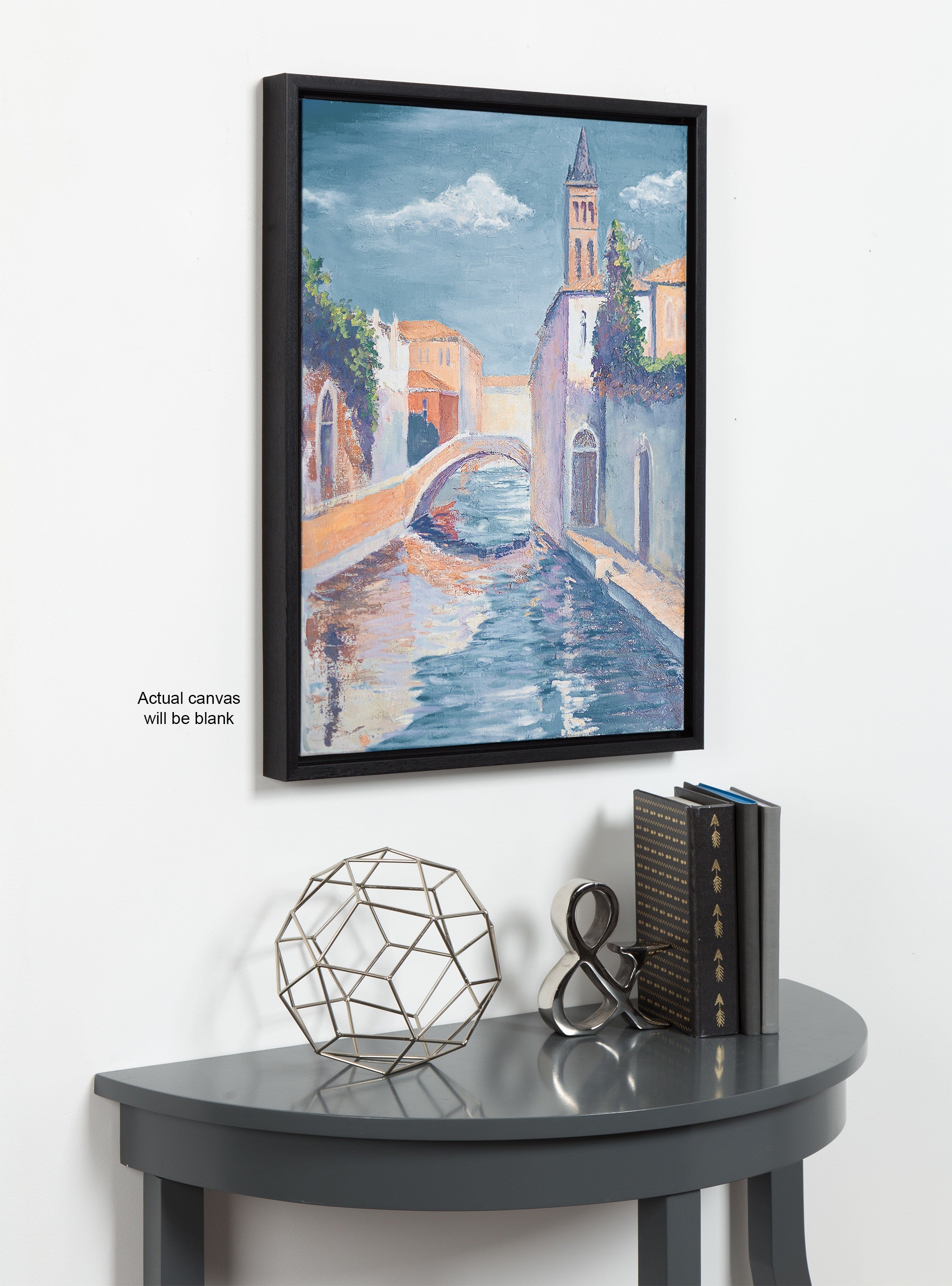 Sylvie Blank Framed Canvas 18x24