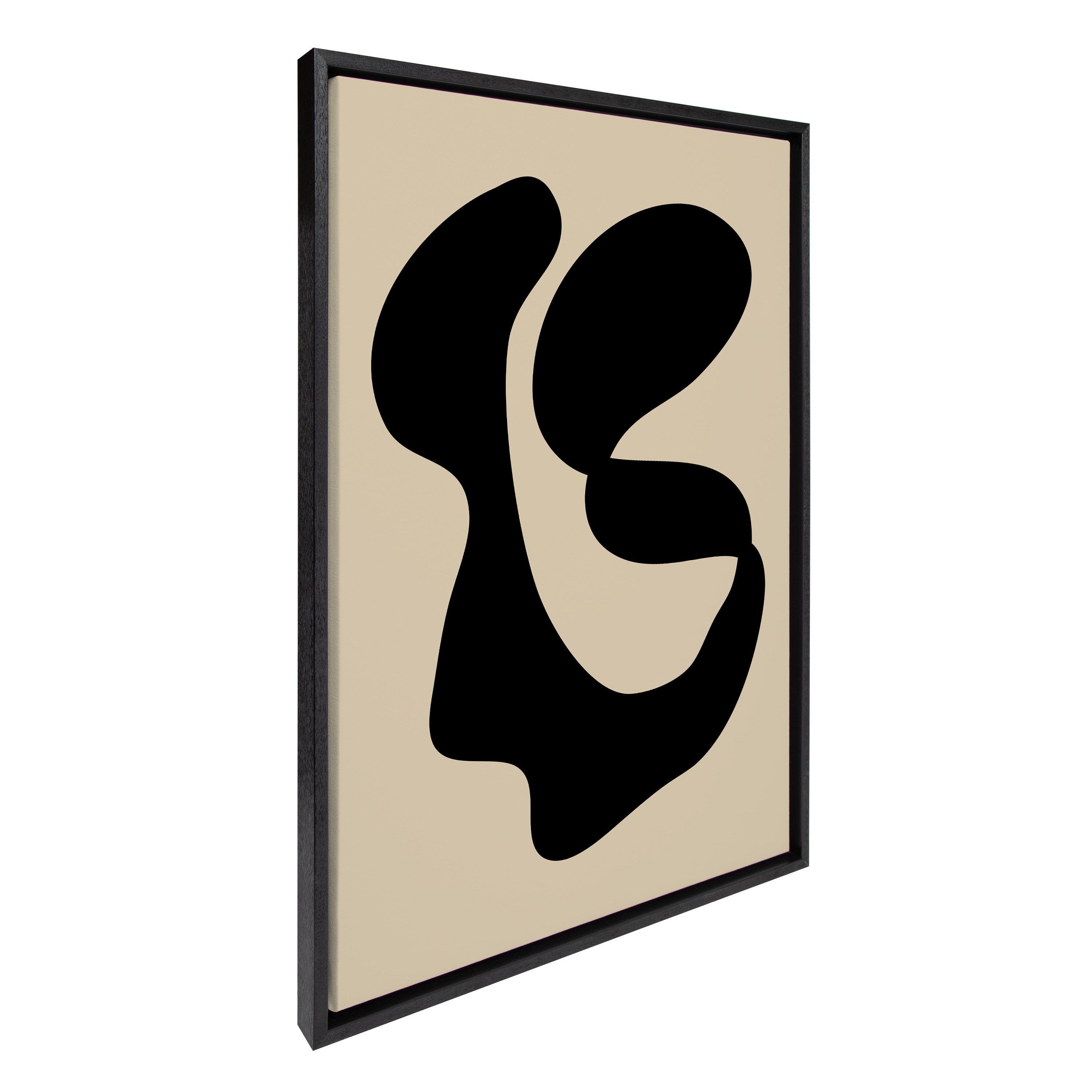 Sylvie Abstract 10 Framed Canvas by kateandlaurel - product image 2 for Resin Society