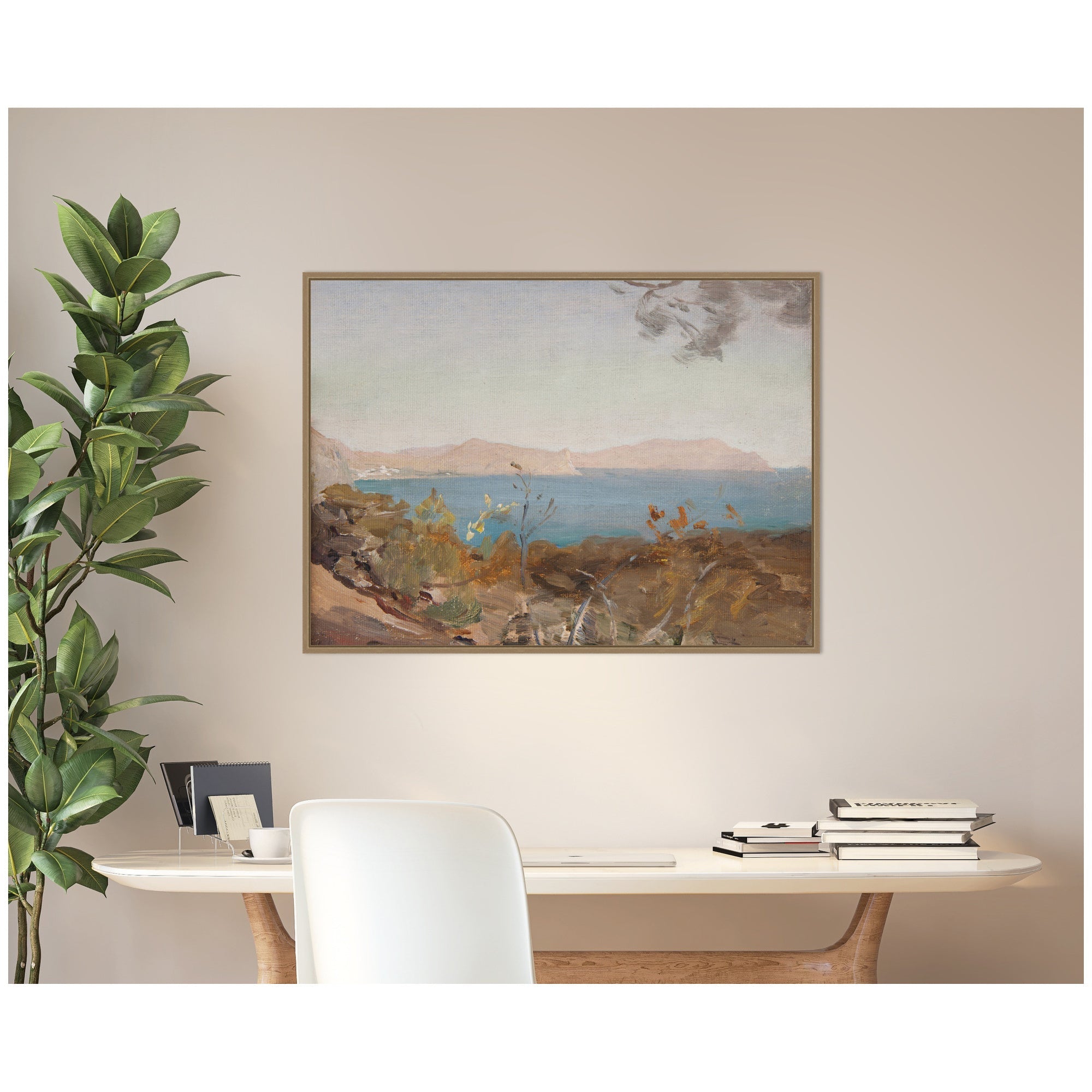 Sudak 3 1904 Jan Ciaglinski by Nostalgia Prints Framed Canvas Wall Art Print