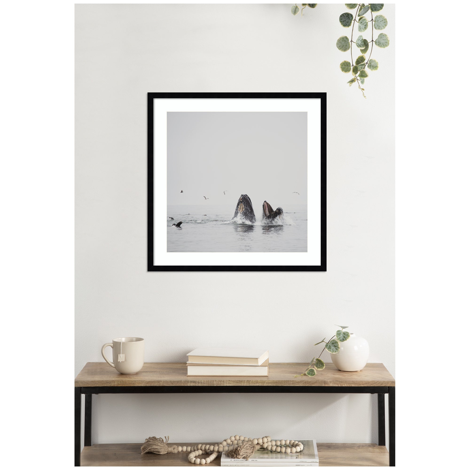 Humpback Whales No.
2 by Laura Evans Framed Wall Art Print