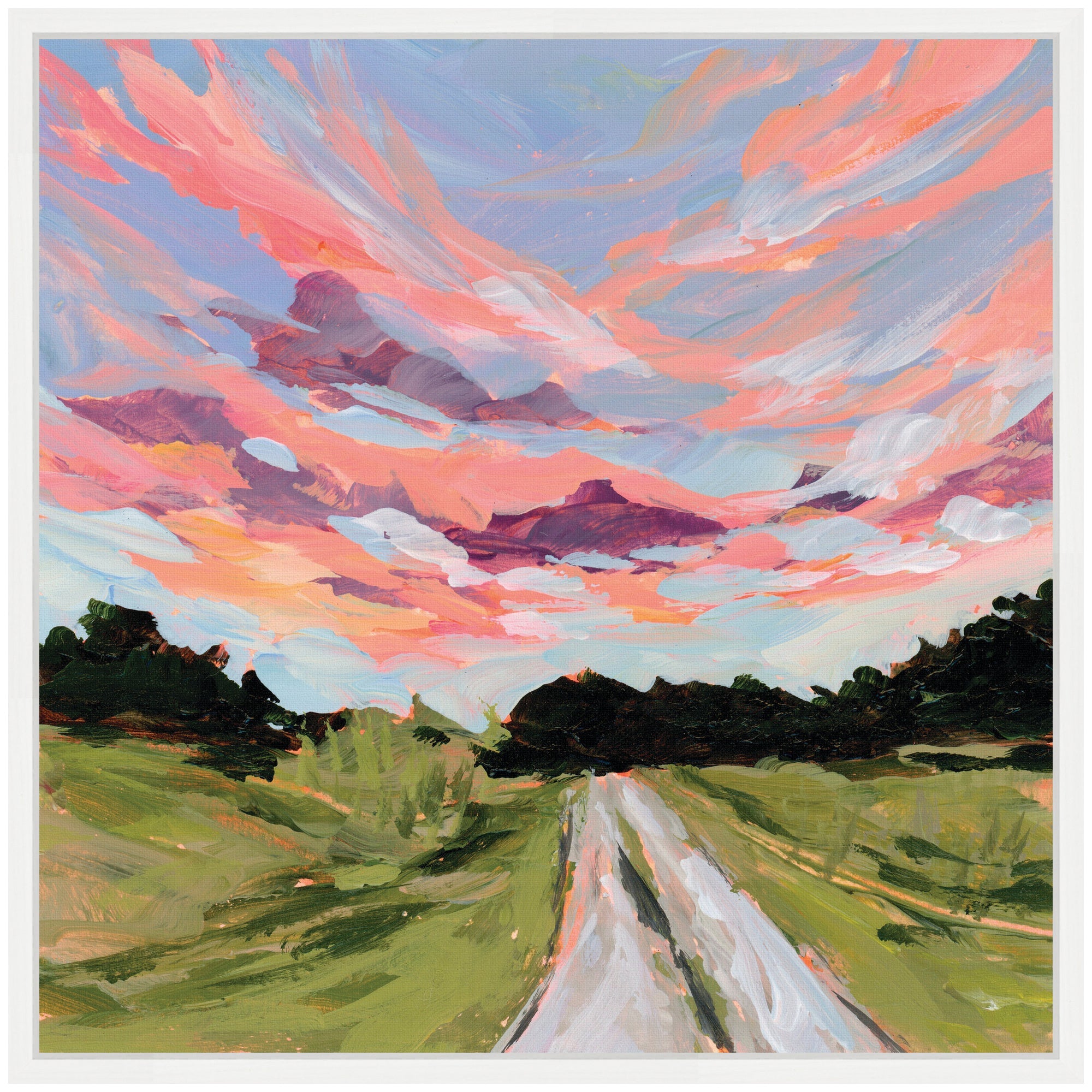 Sylvie Illinois Framed Canvas by Emily Kenney