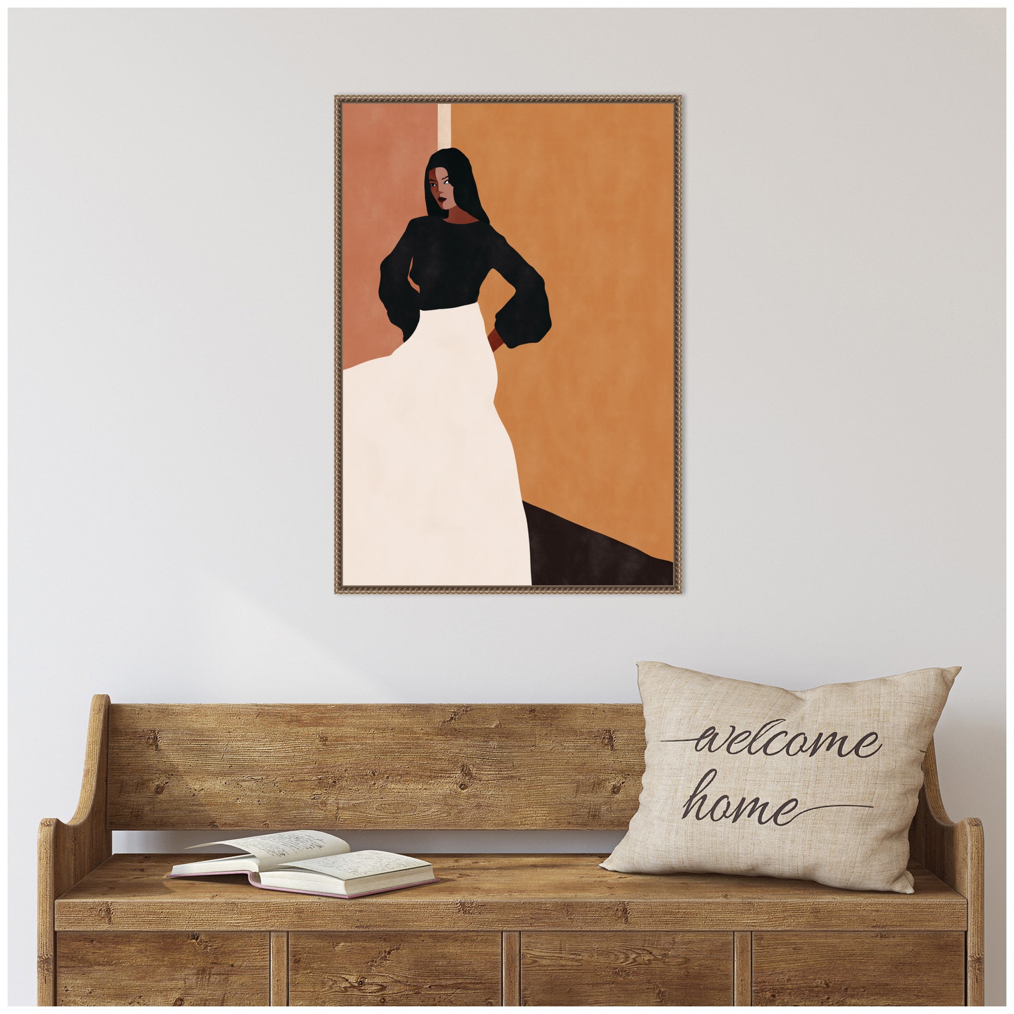 Sylvie Seville Framed Canvas by Alexander Ginzburg